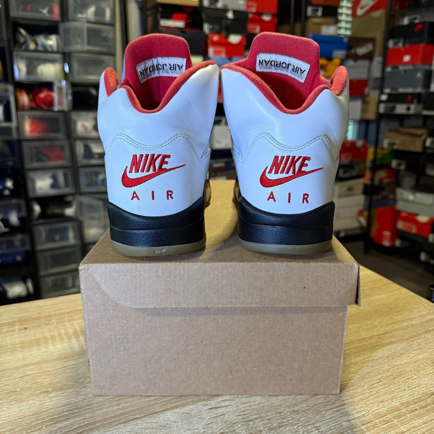 Size 9.5 - AJ 5 Fire Red
