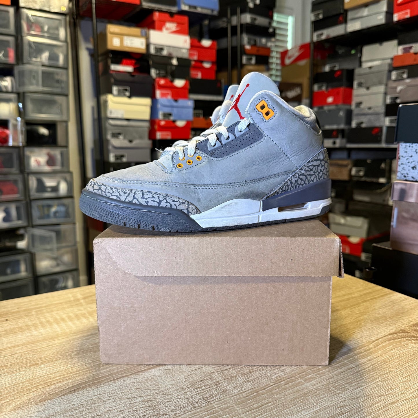 Size 8.5 - AJ 3 Cool Grey