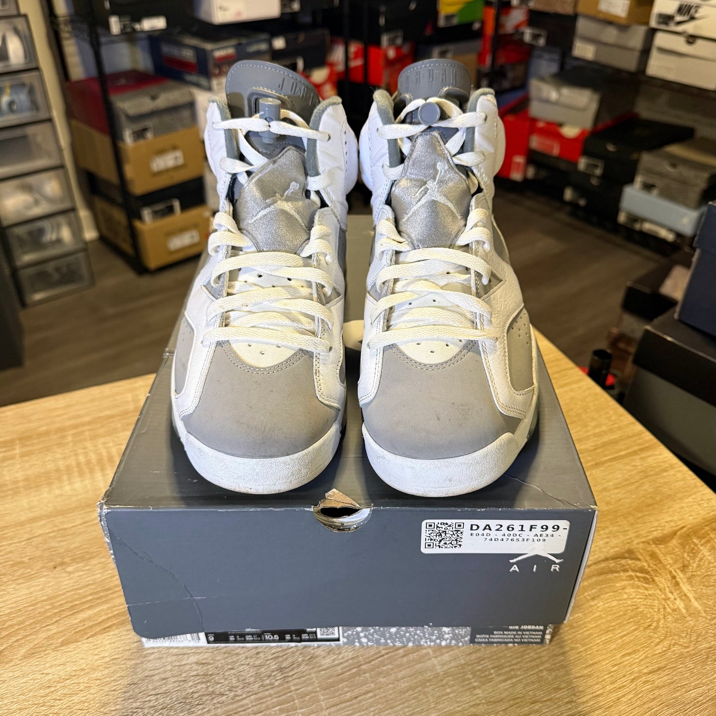 Size 9 - AJ 6 Cool Grey