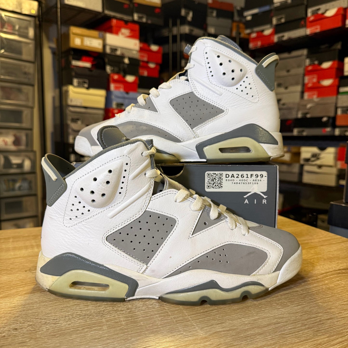 Size 9 - AJ 6 Cool Grey