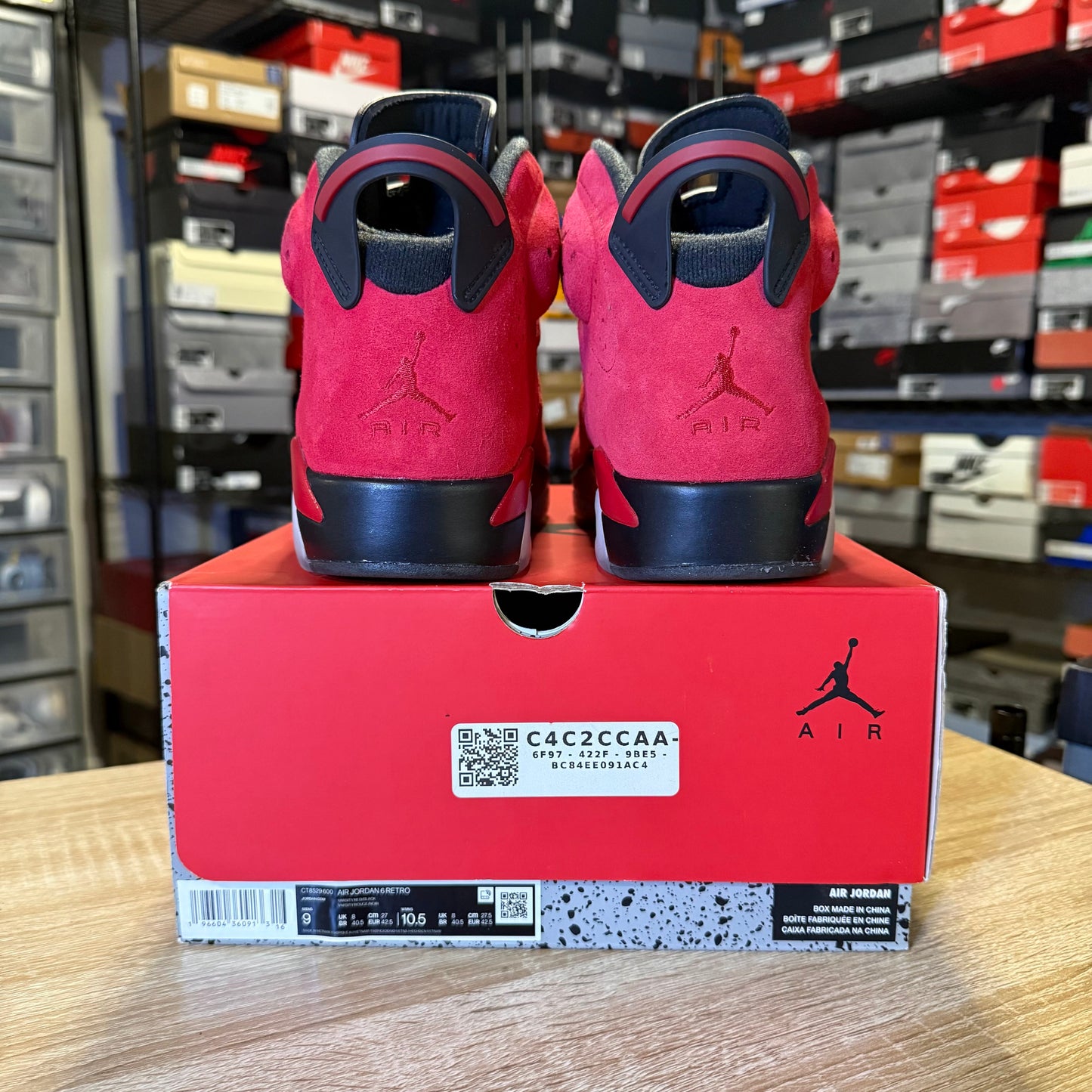 Size 9 - Air Jordan 6 Retro Toro Bravo