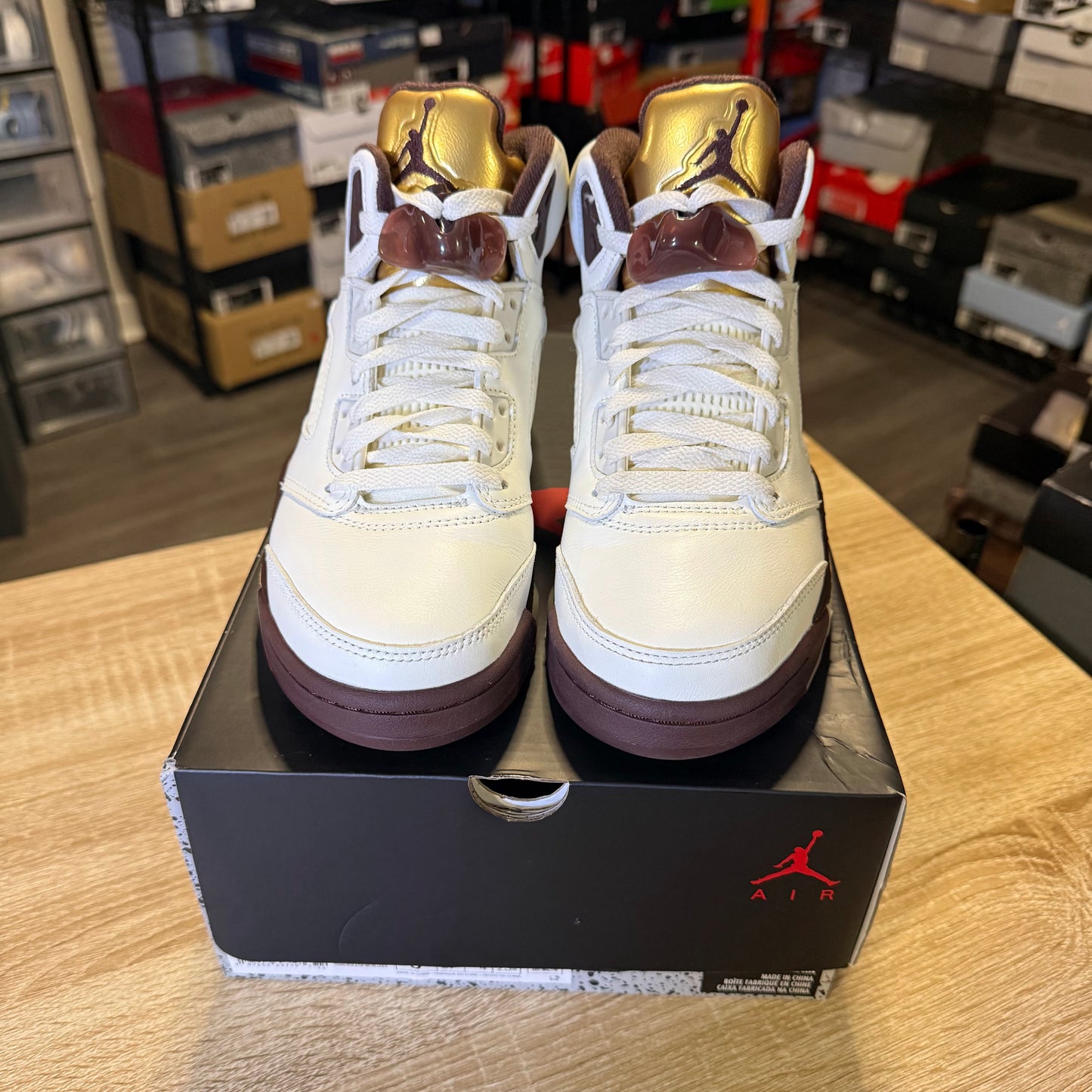 Size 5 M - AJ 5 Golden Ticket