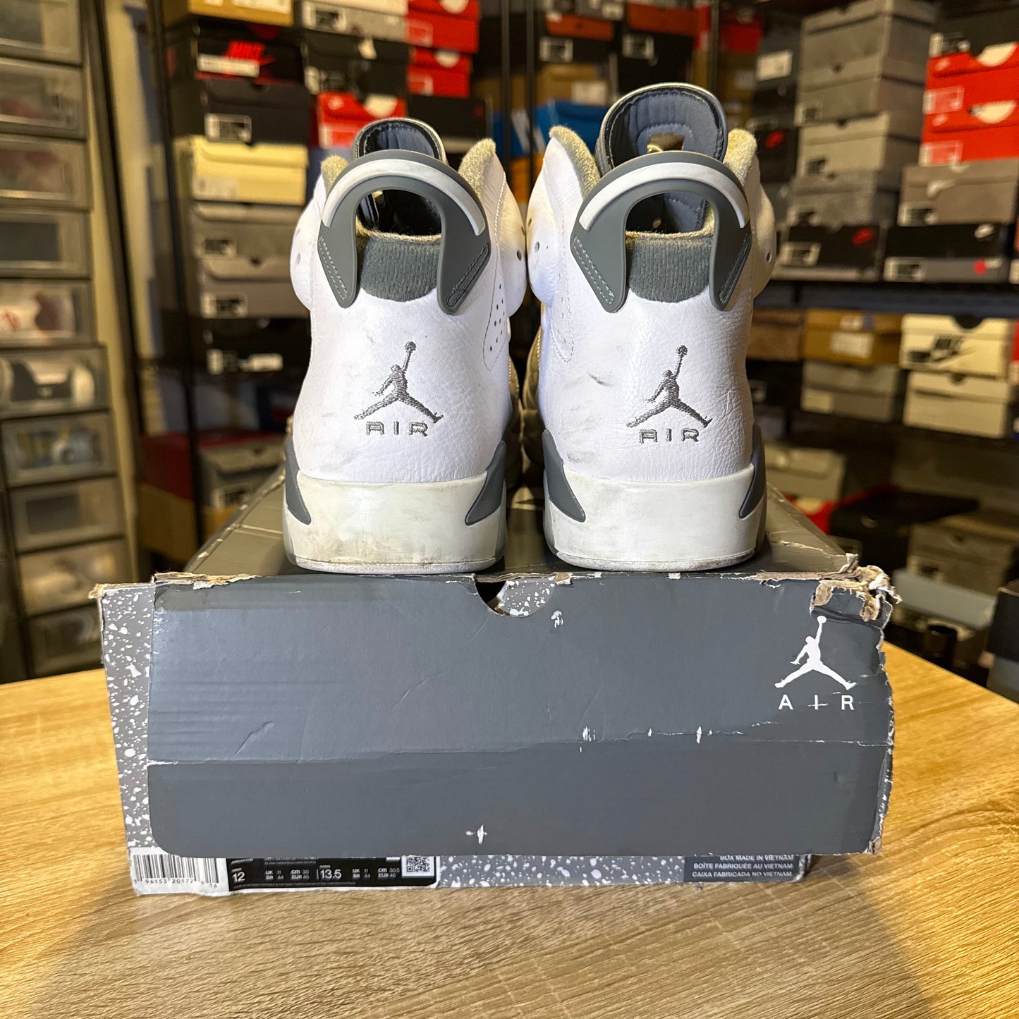 Size 12 - AJ 6 Cool Grey