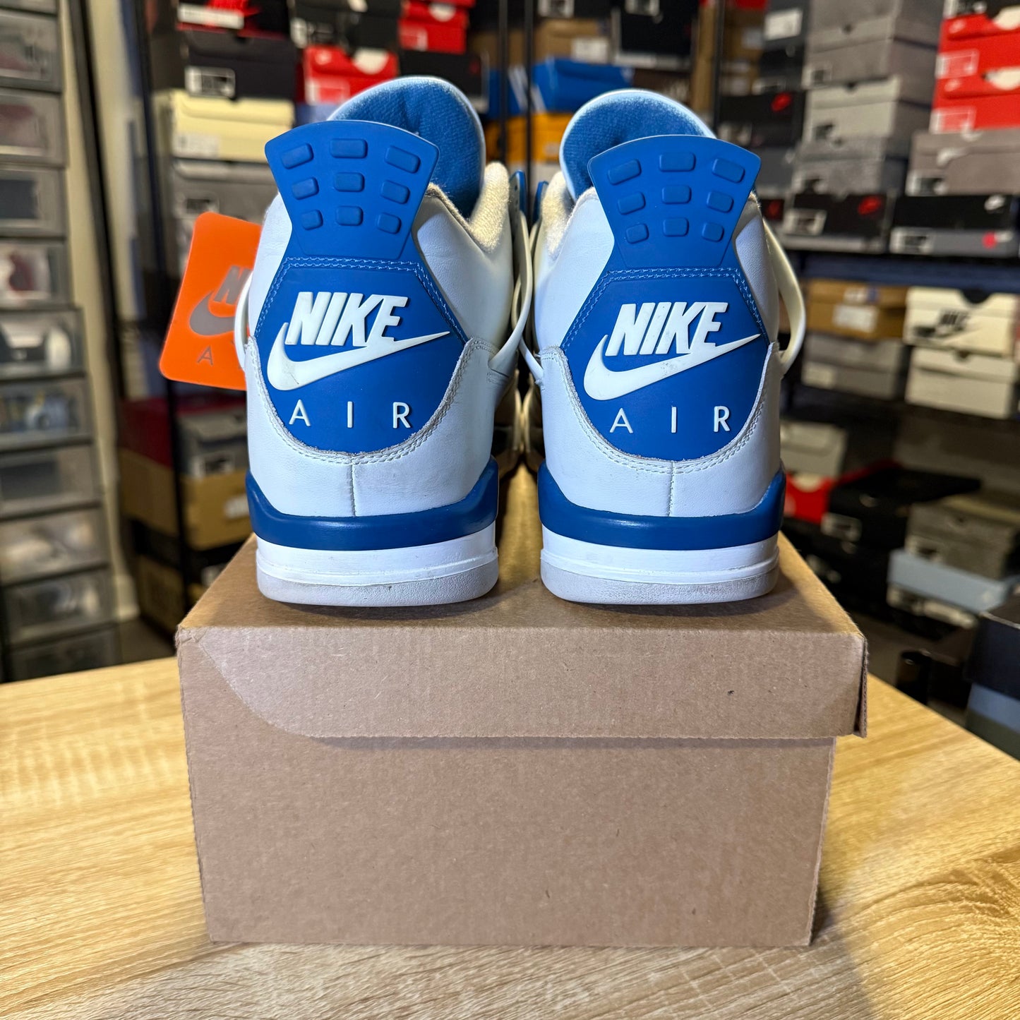 Size 12 - AJ 4 Military Blue