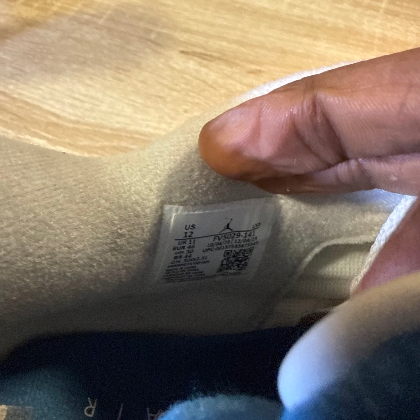 Size 12 - AJ 4 Military Blue
