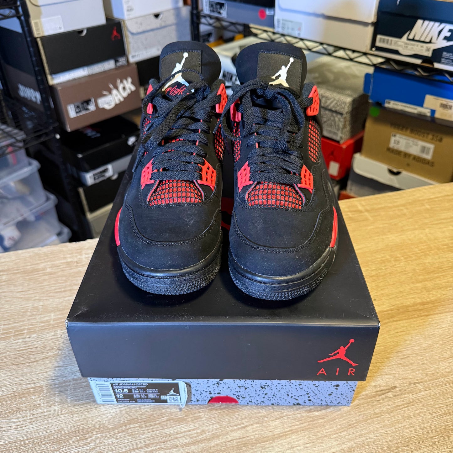 Size 10.5 - AJ 4 Retro Mid Red Thunder