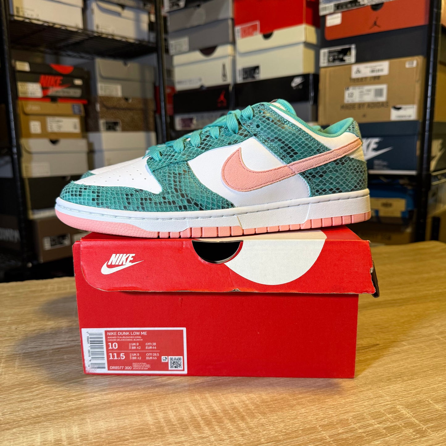 Size 10 - Dunk Low Snakeskin