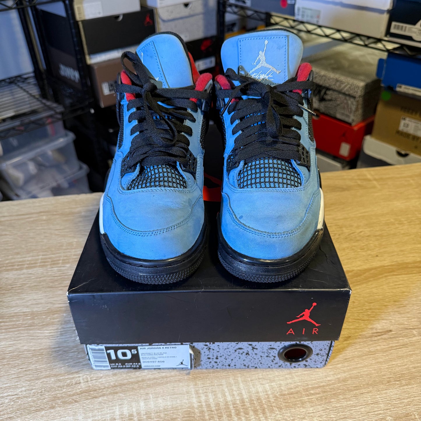 Size 10.5 - AJ 4 Retro x Travis Scott Mid Cactus Jack