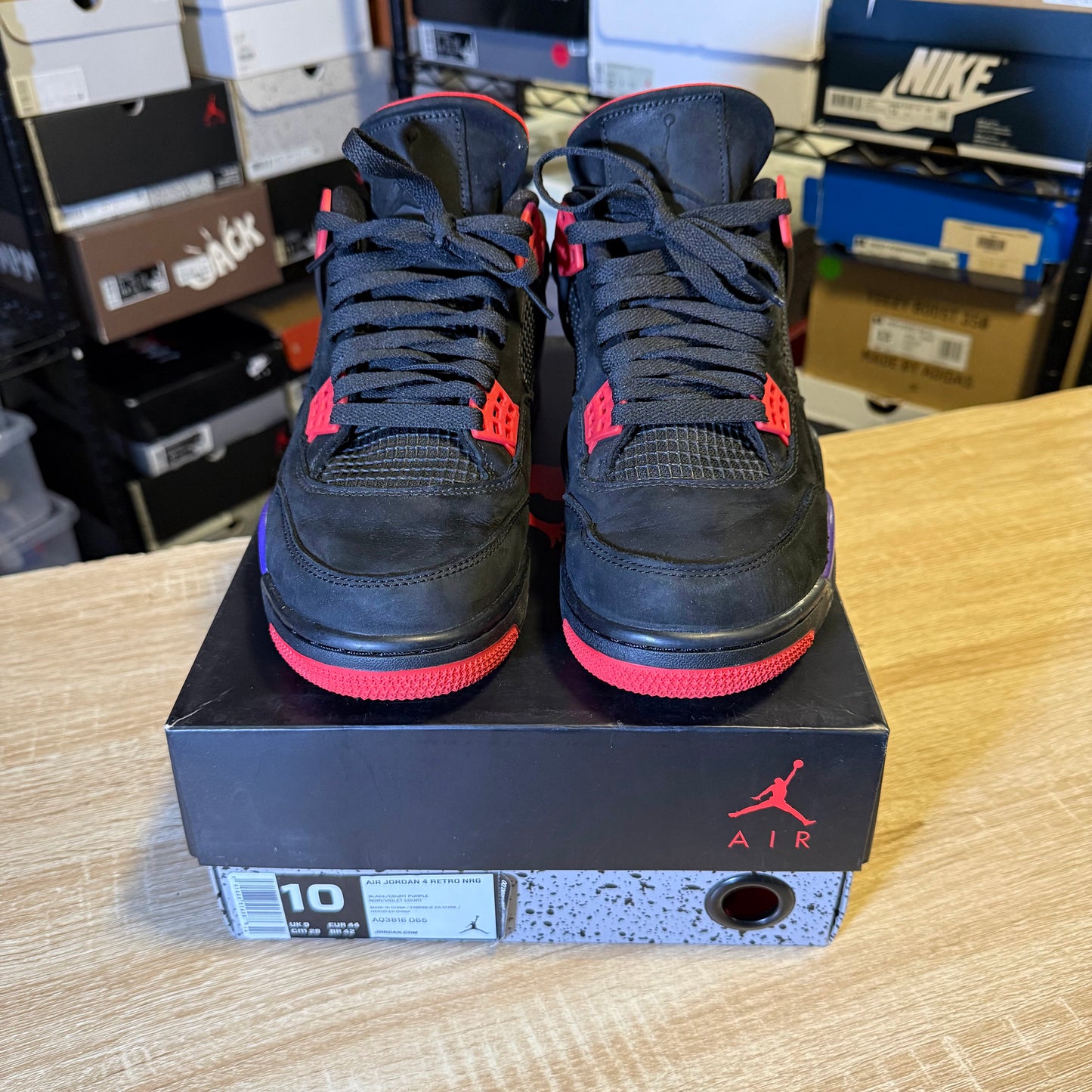 Size 10 - AJ 4 Retro NRG Raptors 2018