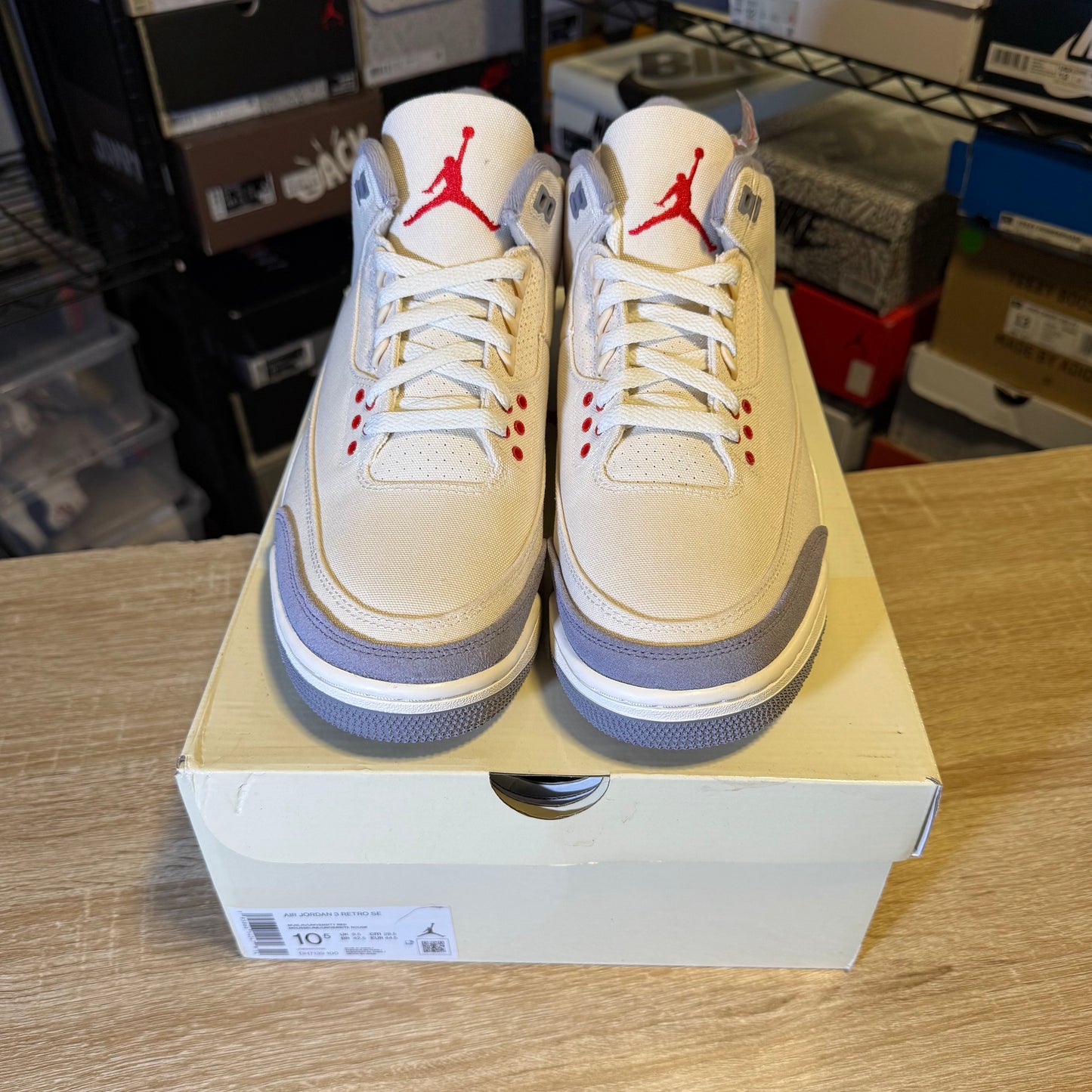 Size 10.5 - AJ 3 Muslin