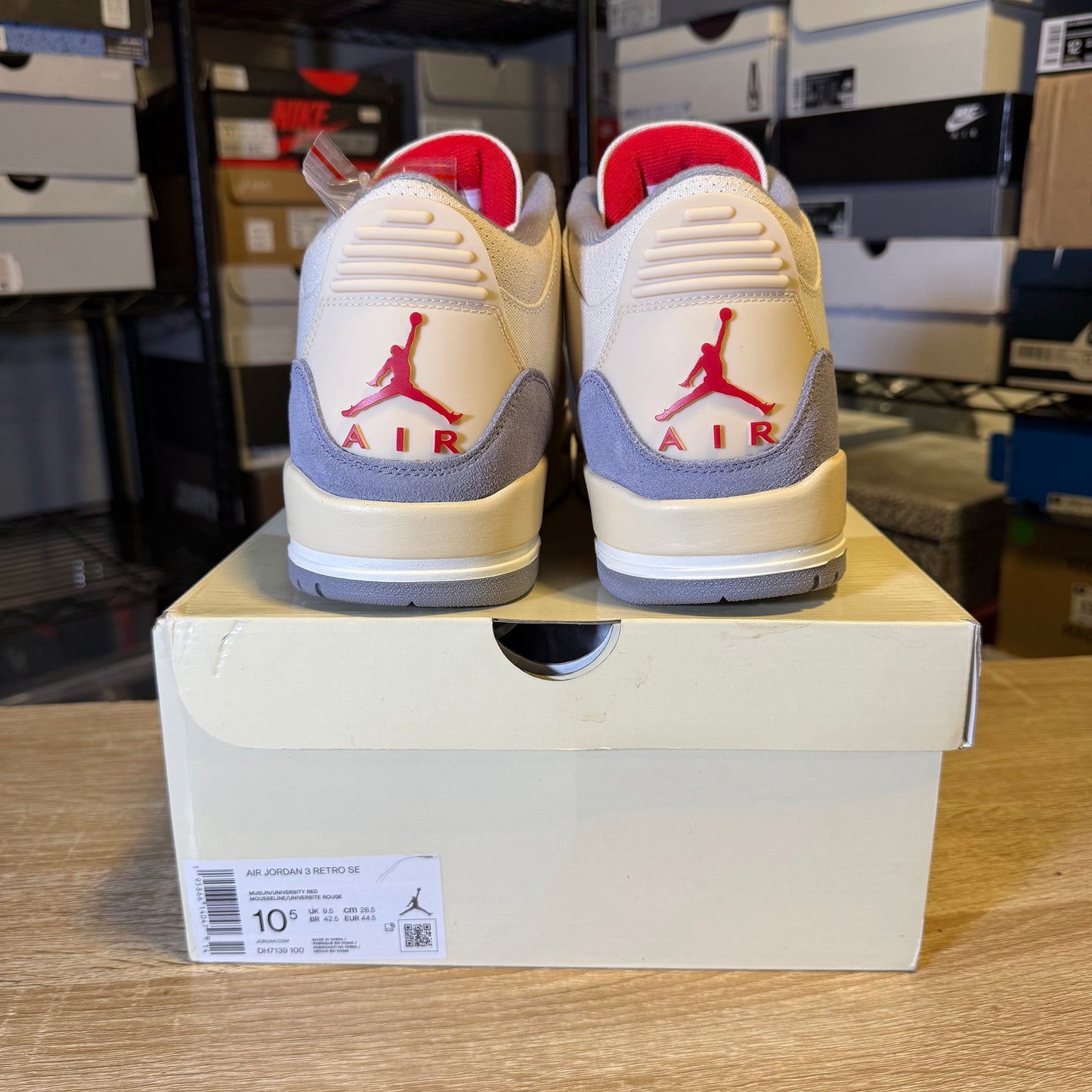 Size 10.5 - AJ 3 Muslin