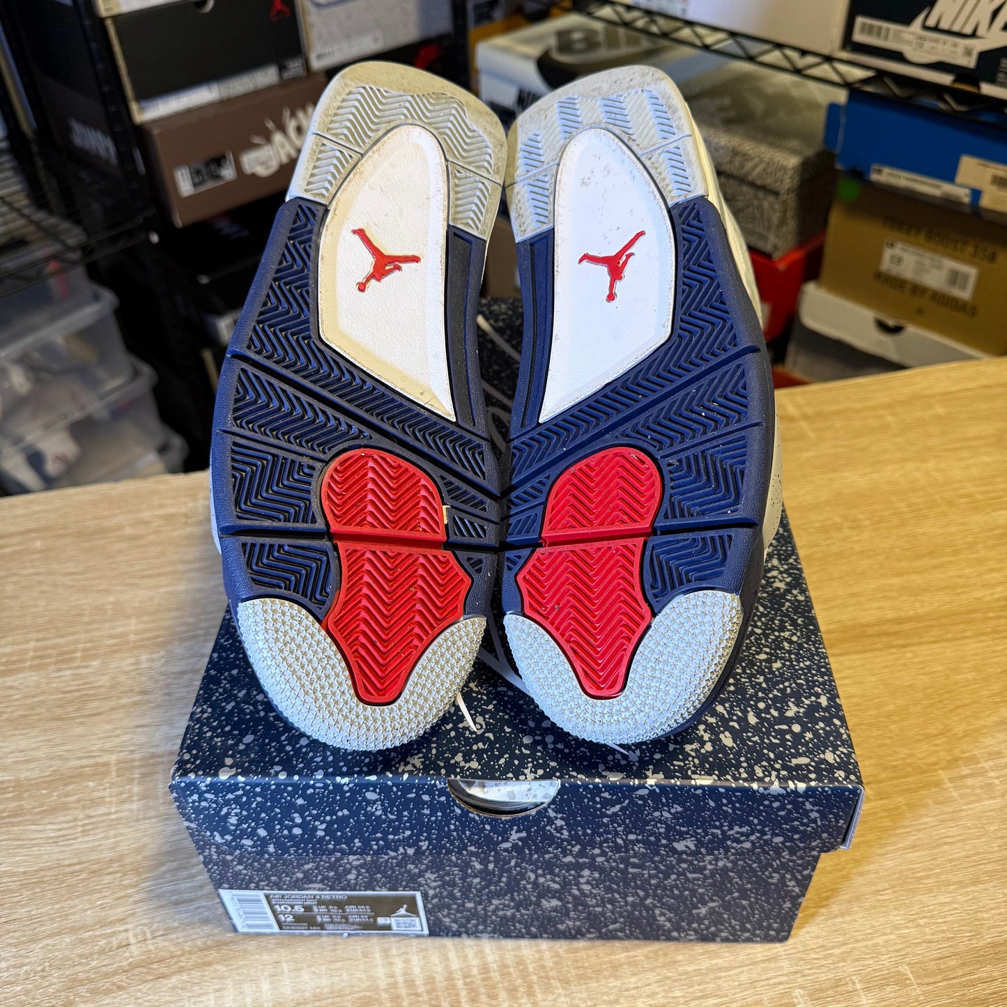 Size 10.5 - AJ 4 Midnight Navy