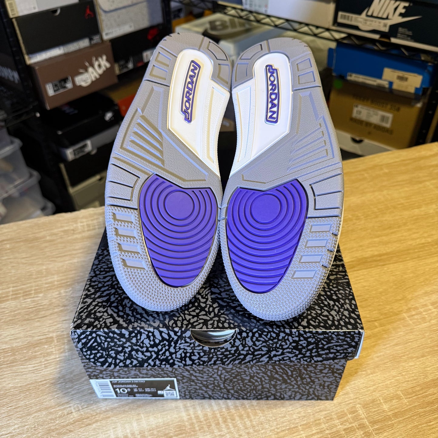 Size 10.5 - AJ 3 Dark Iris