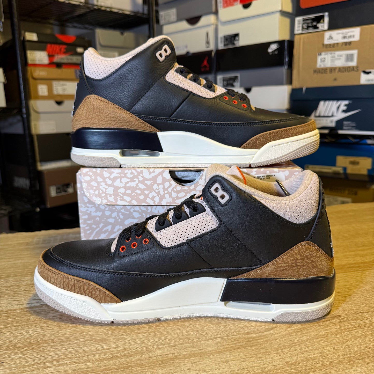 Size 10.5 AJ 3 Desert Elephant