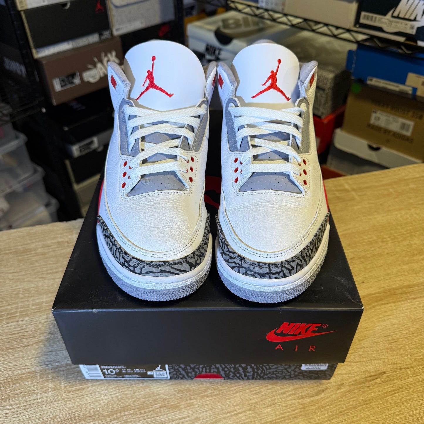 Size 10.5 - AJ 3 Fire Red