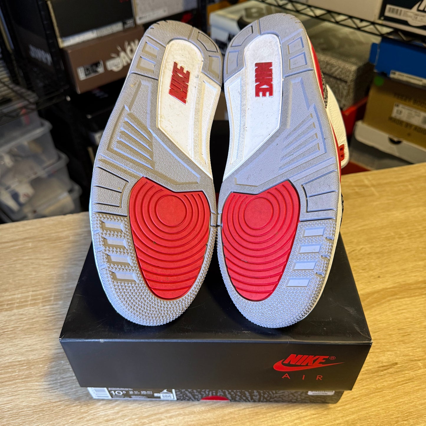 Size 10.5 - AJ 3 Fire Red