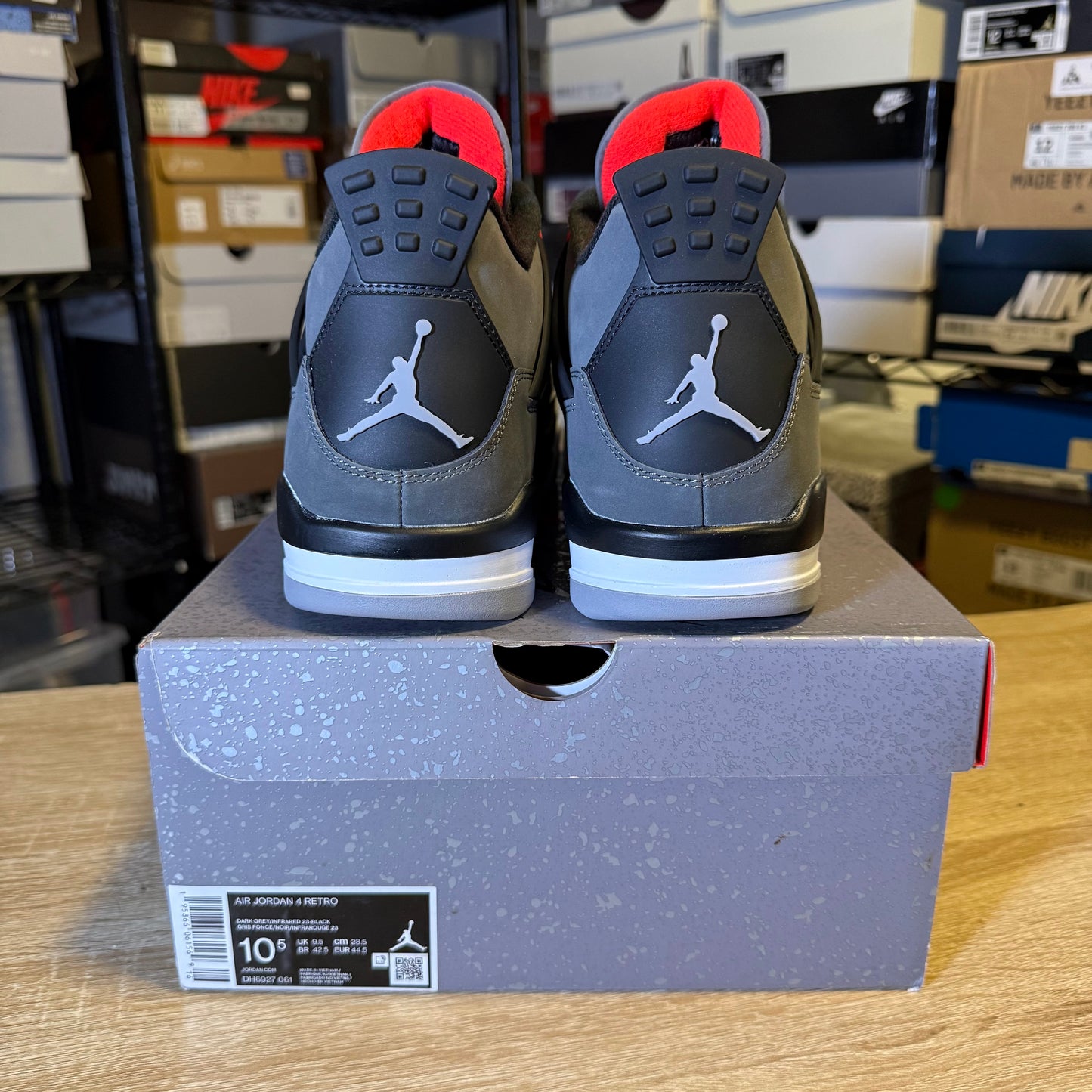 Size 10.5 AJ 4 Infrared