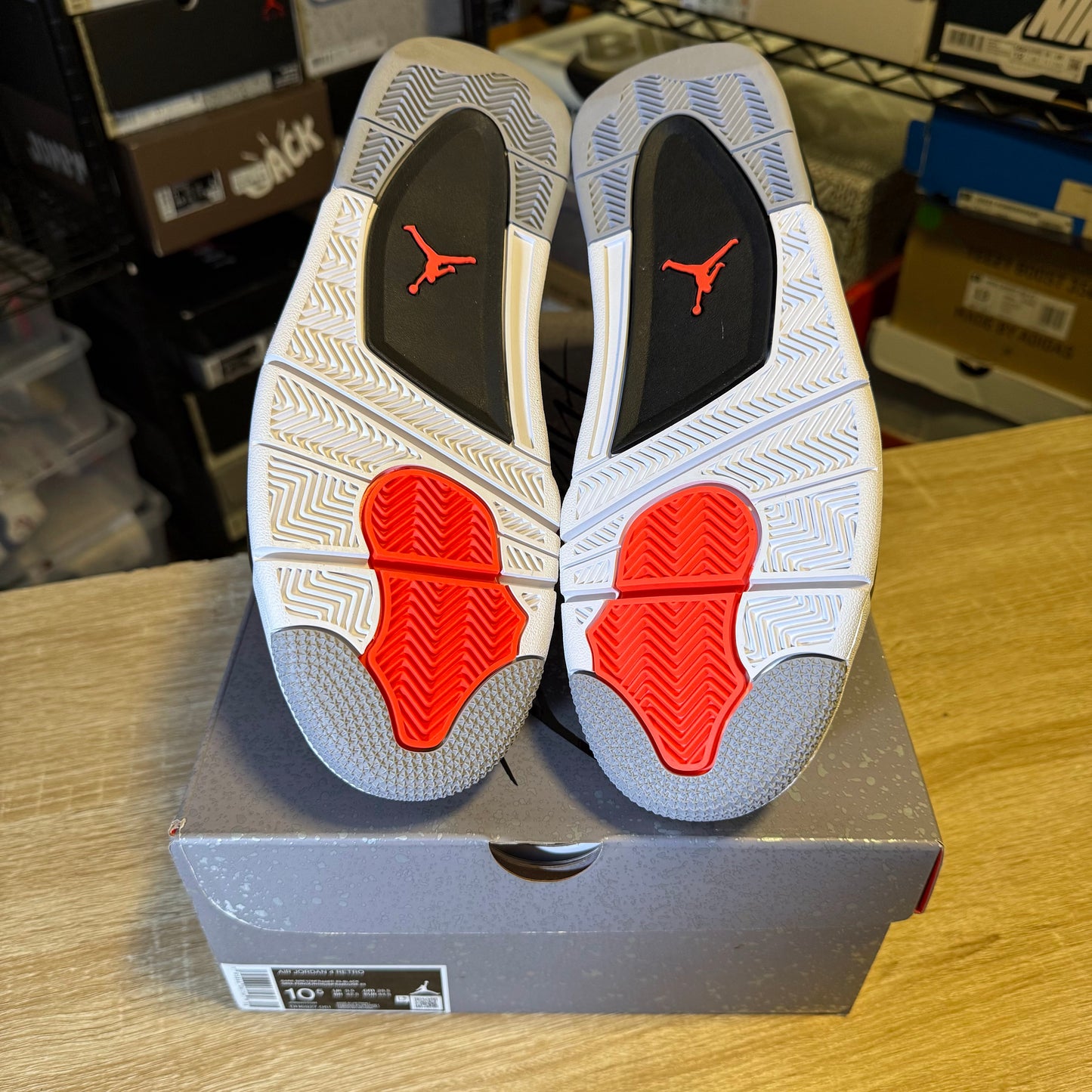 Size 10.5 AJ 4 Infrared