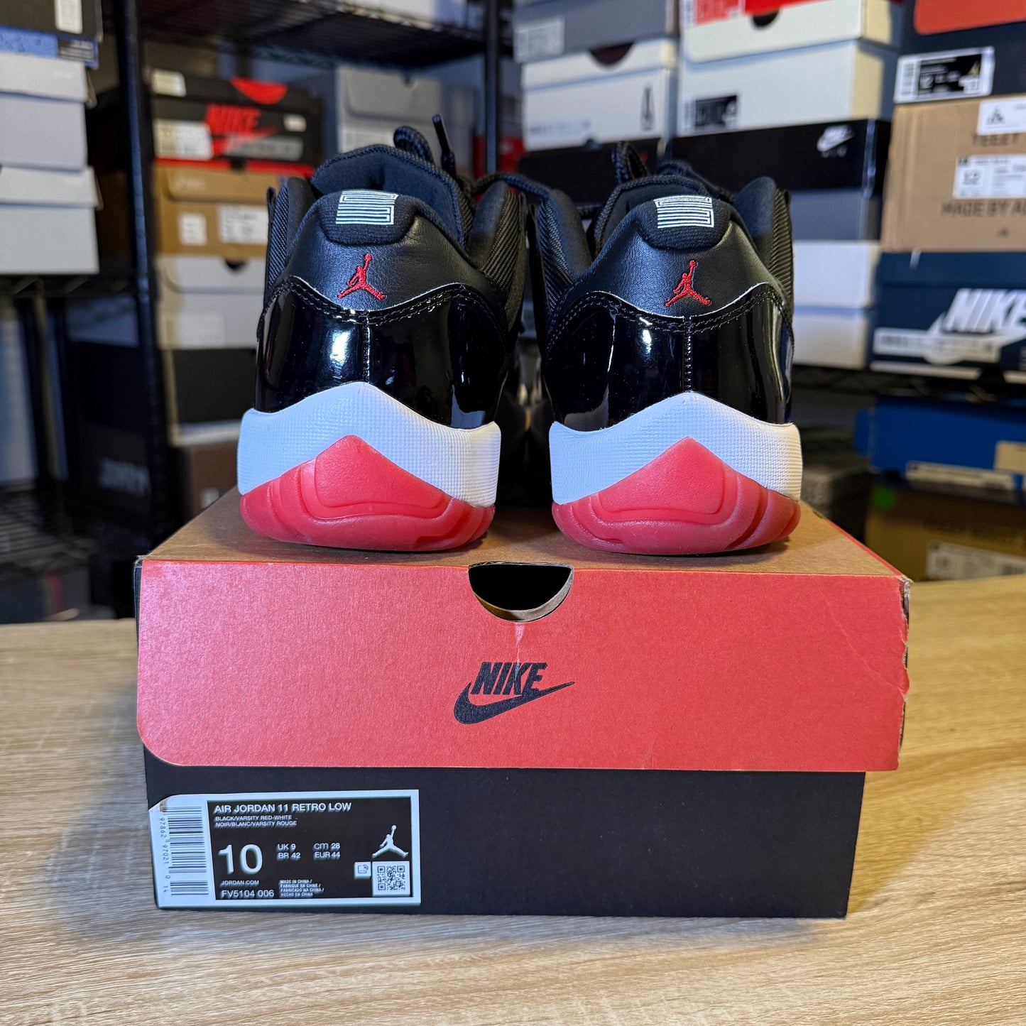 Size 10 - AJ 11 Low Bred