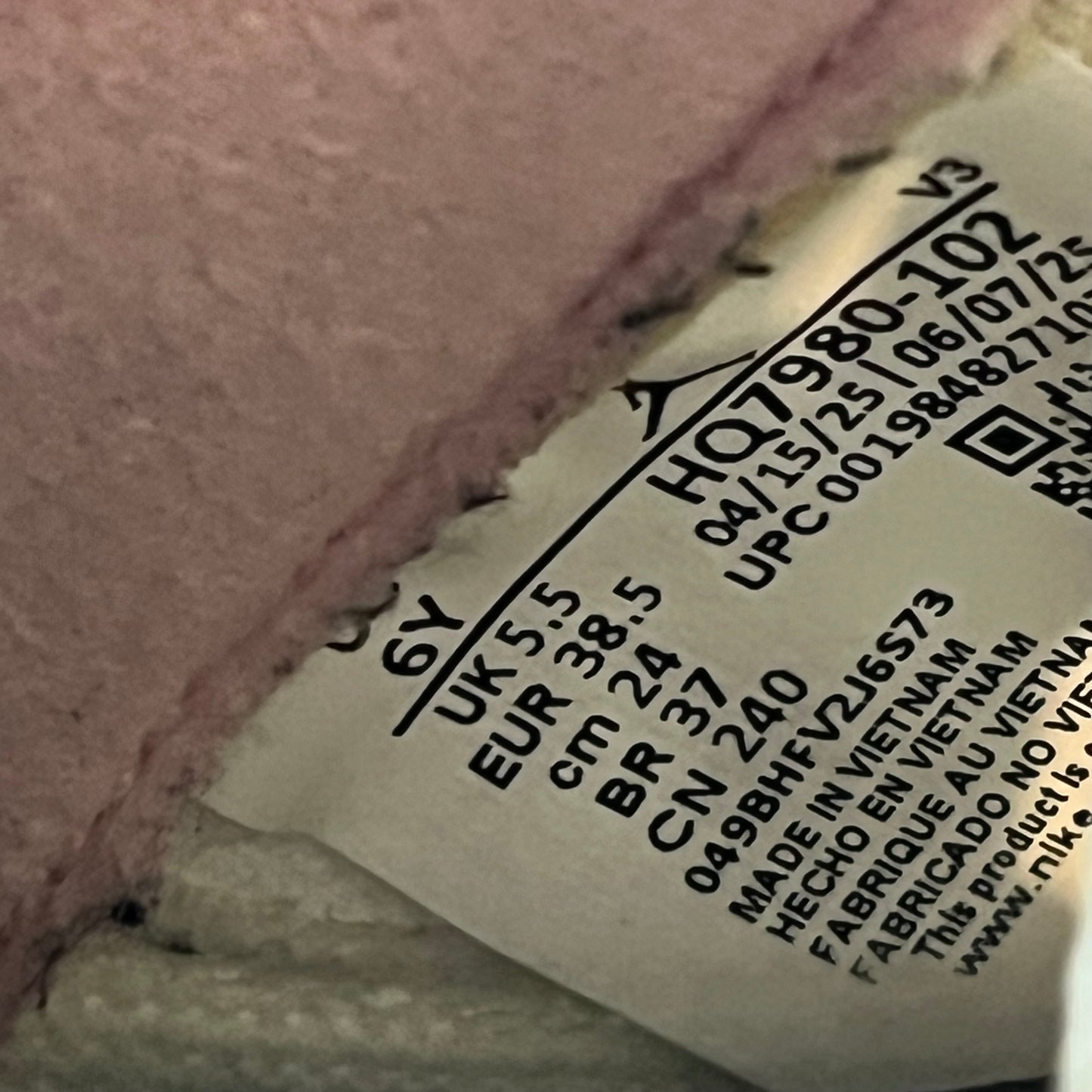 Size 6Y - AJ 5 Vivid Pink