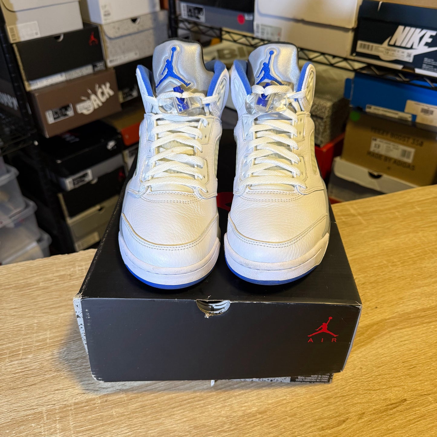 Size 9 - AJ 5 Retro Stealth