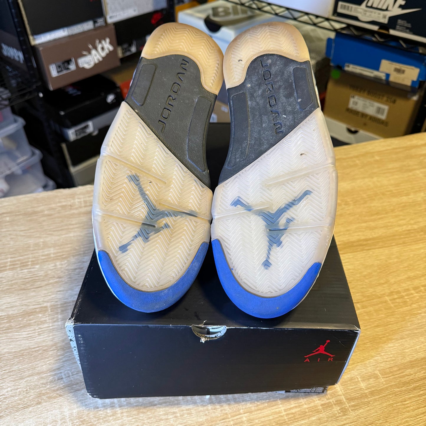 Size 9 - AJ 5 Retro Stealth