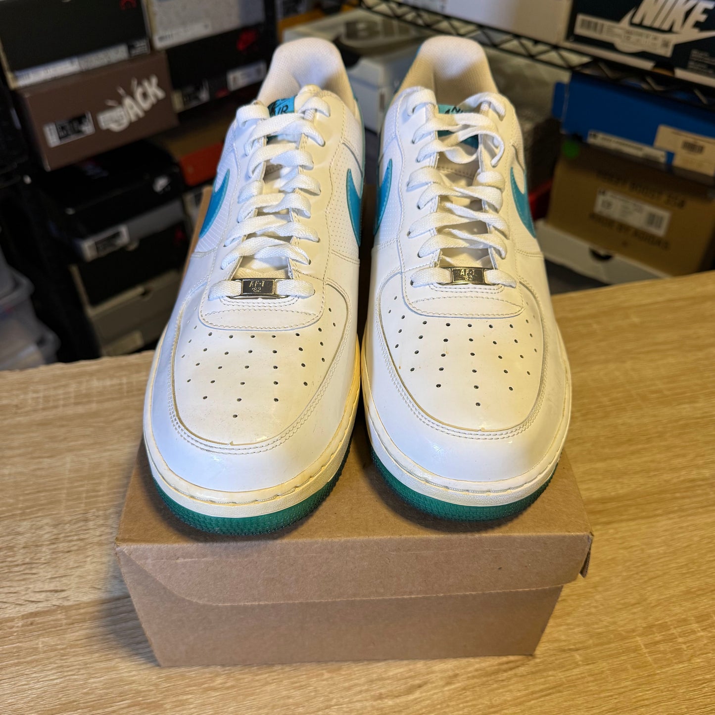 Size 14 - Nike Air Force 1 '07 Marina Blue