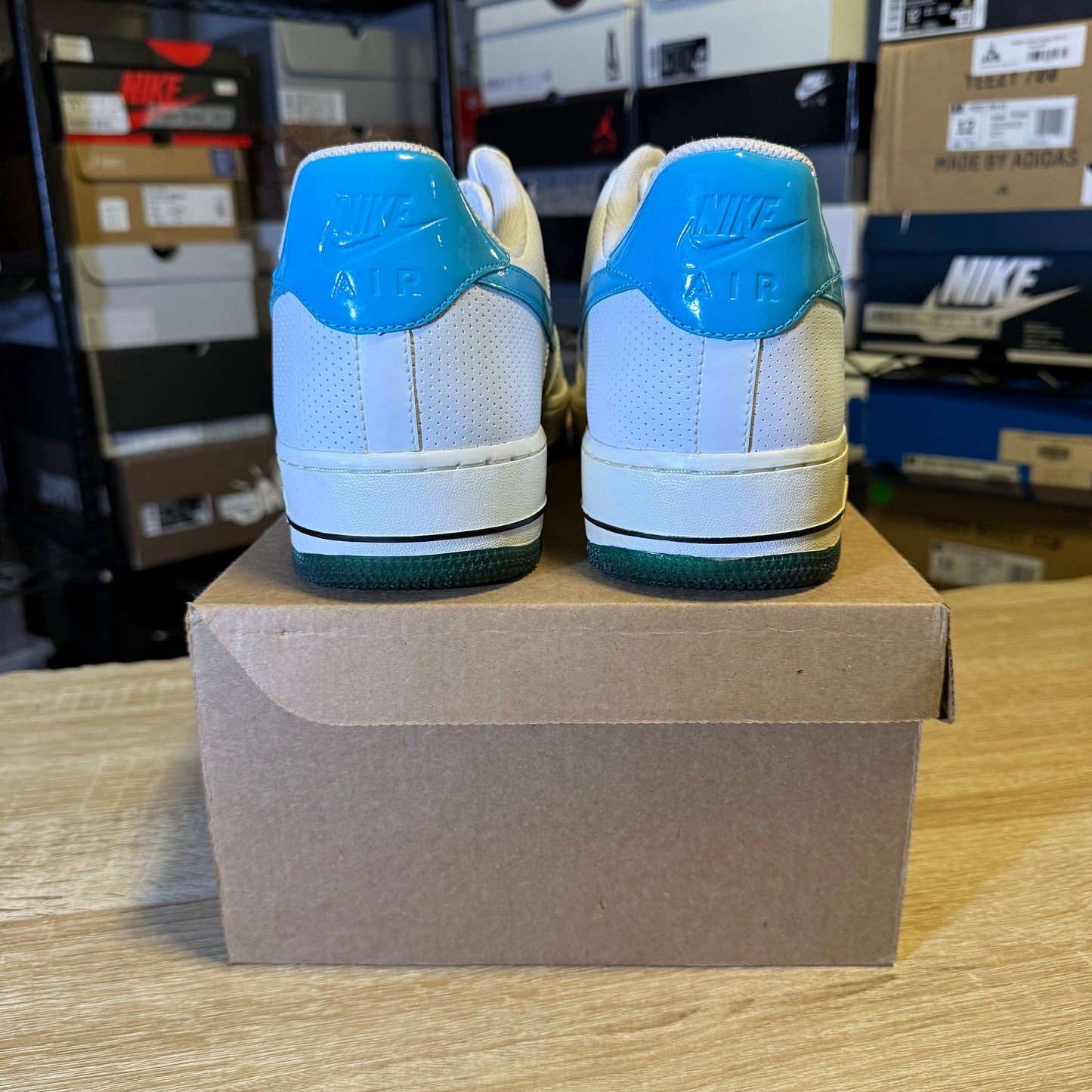 Size 14 - Nike Air Force 1 '07 Marina Blue
