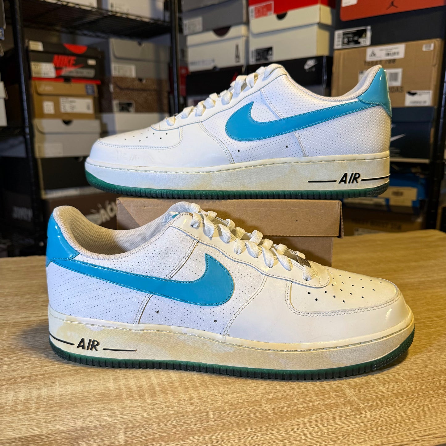 Size 14 - Nike Air Force 1 '07 Marina Blue