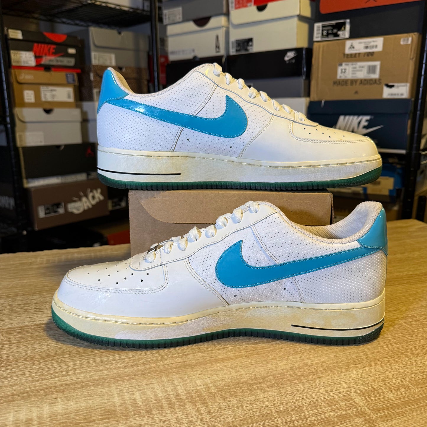 Size 14 - Nike Air Force 1 '07 Marina Blue