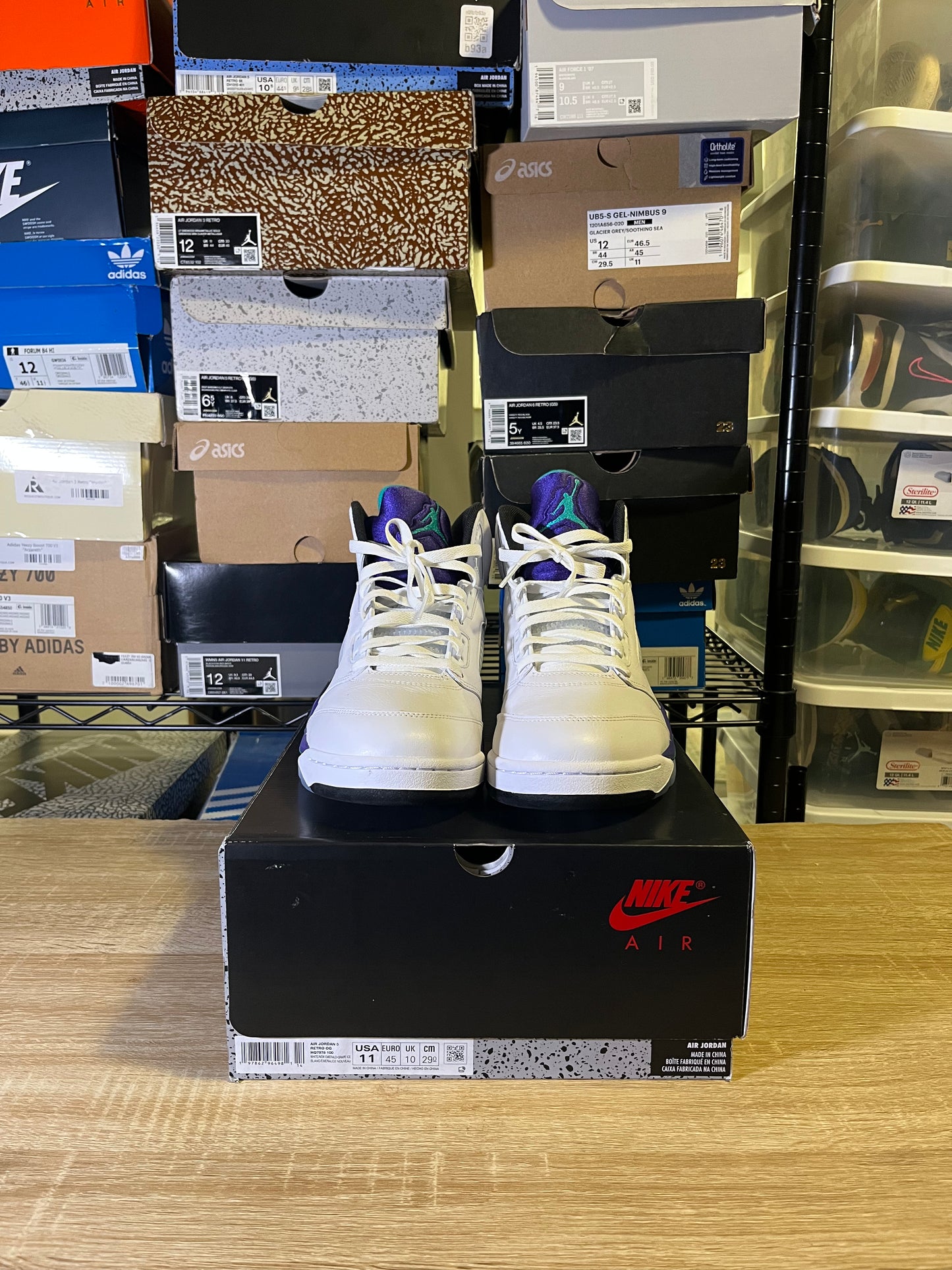 Size 11 - AJ 5 Retro 2025 Grape