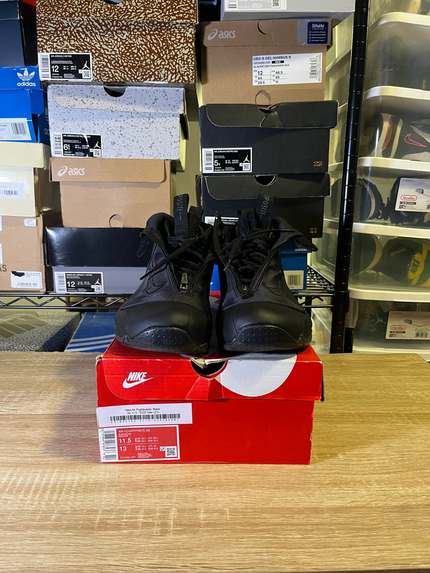 Size 11.5 - Air Flightposite 2025 Black