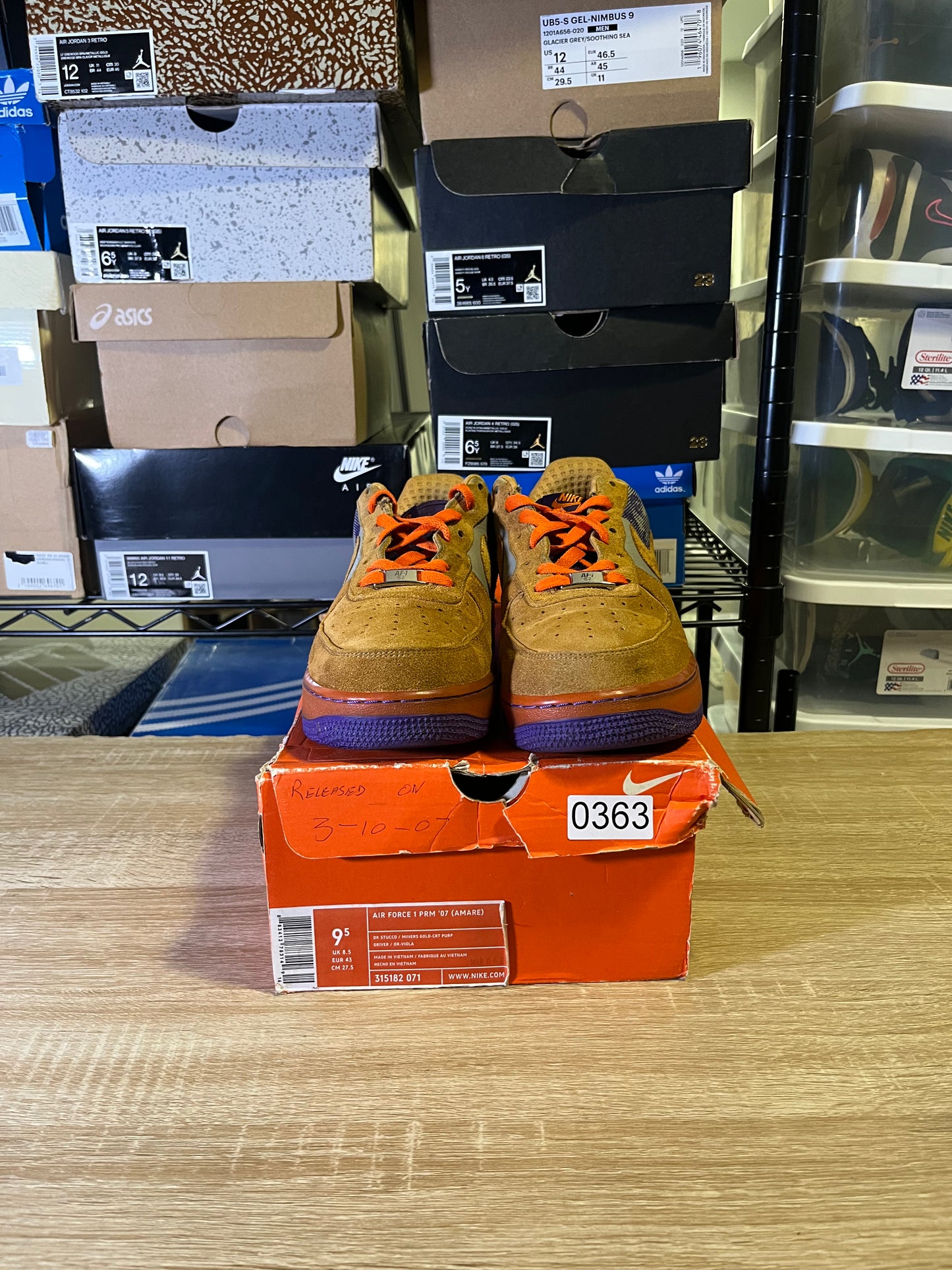 Size 9.5 - AF 1 Premium 07 Amare New Six