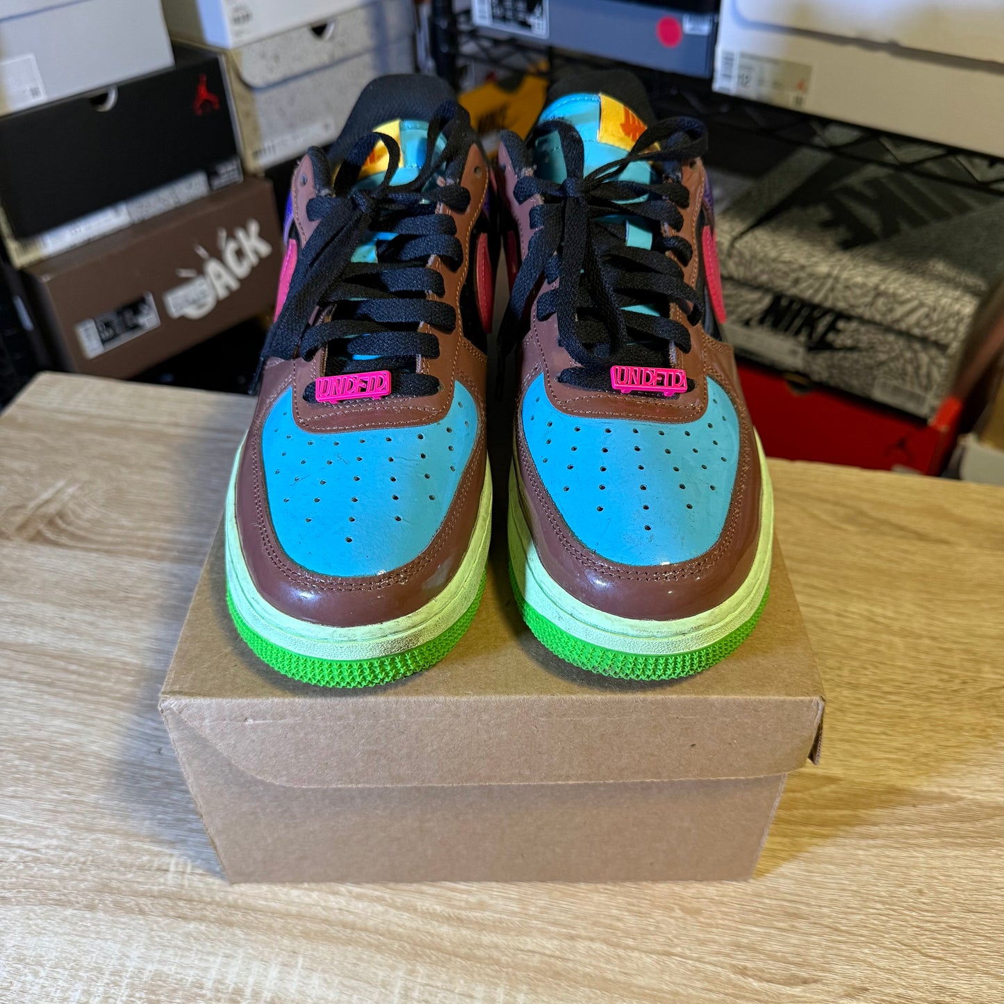 Size 9 - Undefeated x Air Force 1 Low Pink Prime