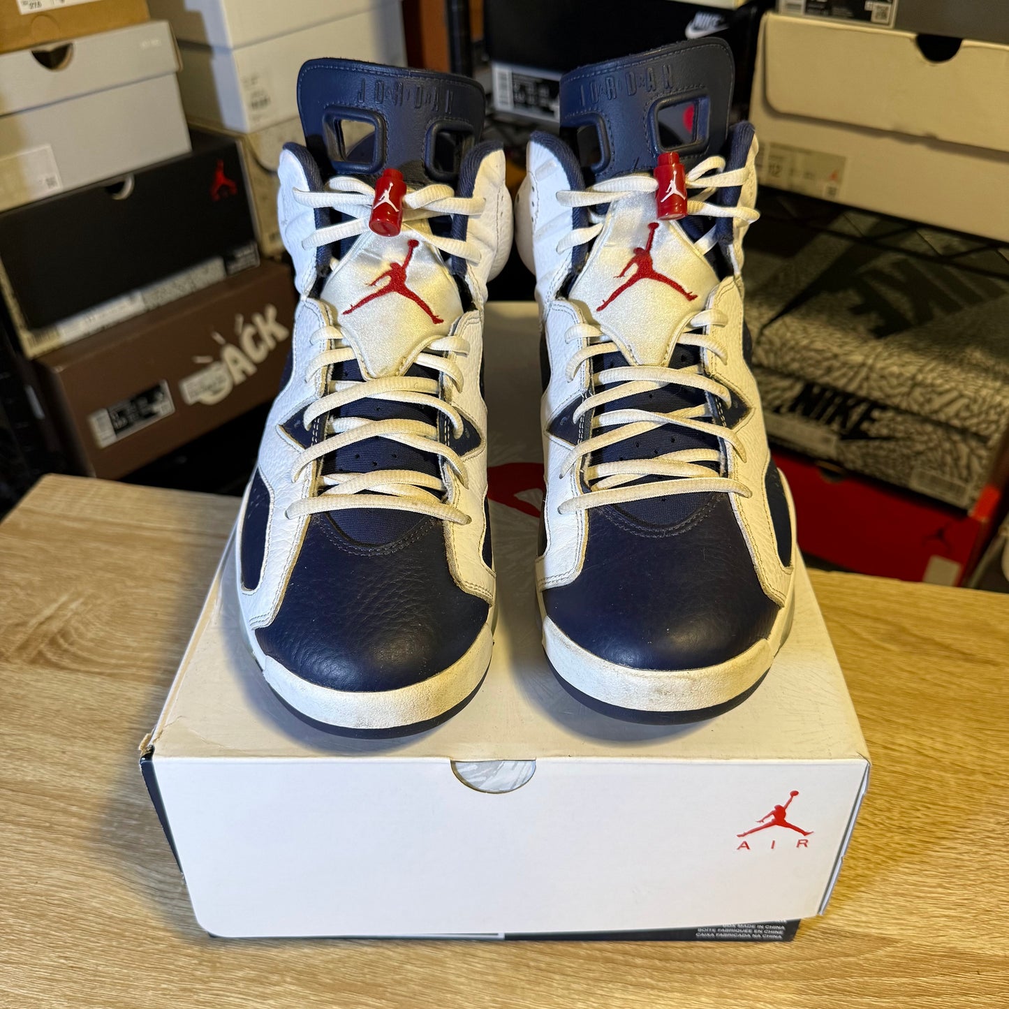 Size 9.5 - AJ 6 Olympic