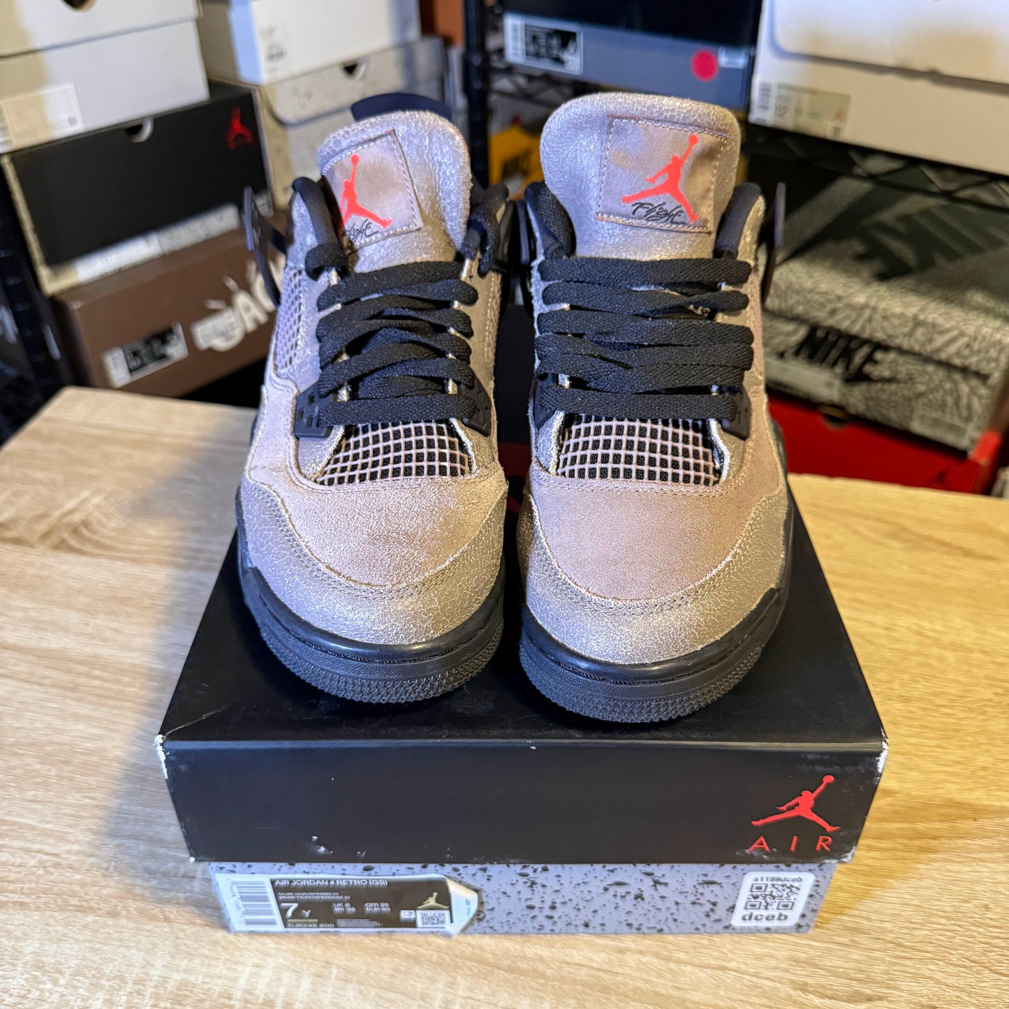 Size 7 - AJ 4 Taupe Haze