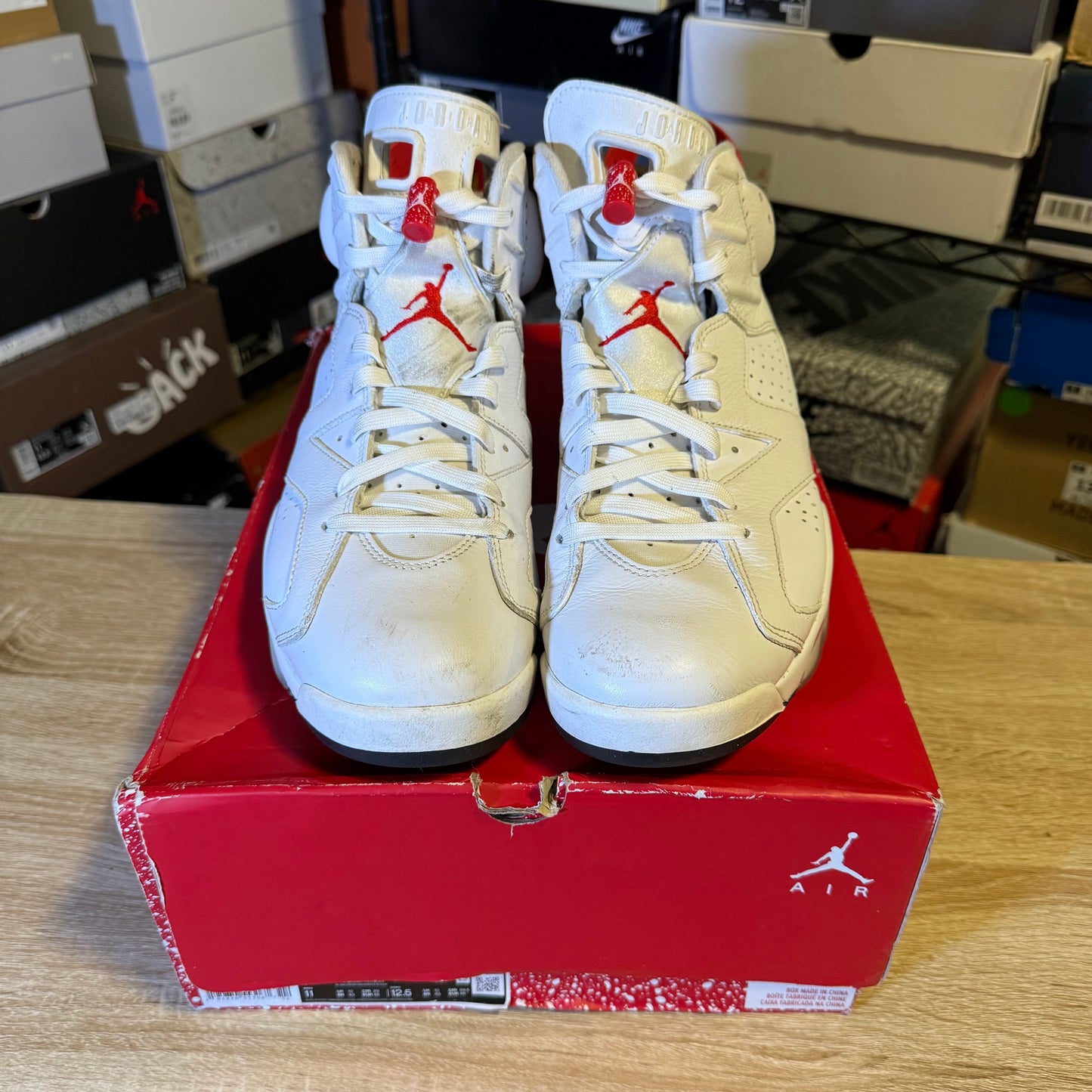 Size 11 - AJ 6 Red Oreo