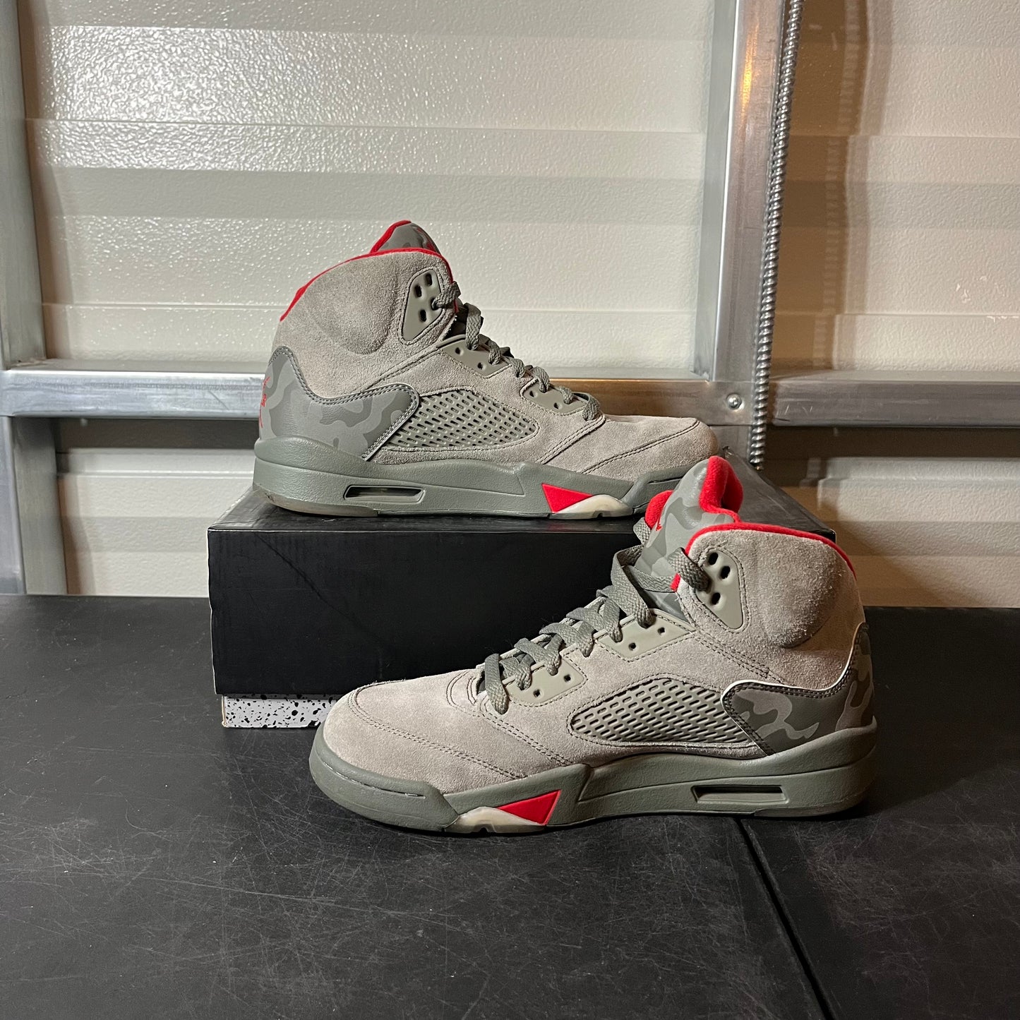 Size 9.5 - AJ 5 Camo