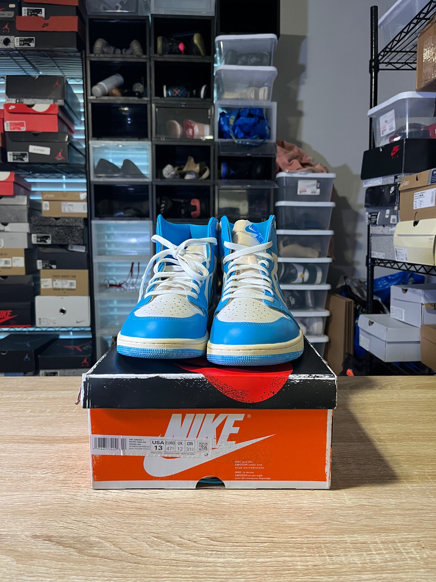 Size 13 – AJ 1 UNC Reimagined