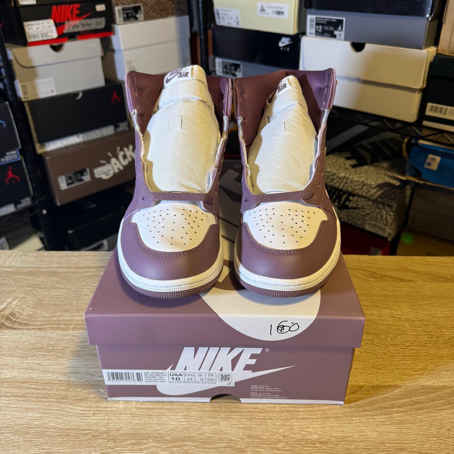Size 10 - AJ 1 Mauve