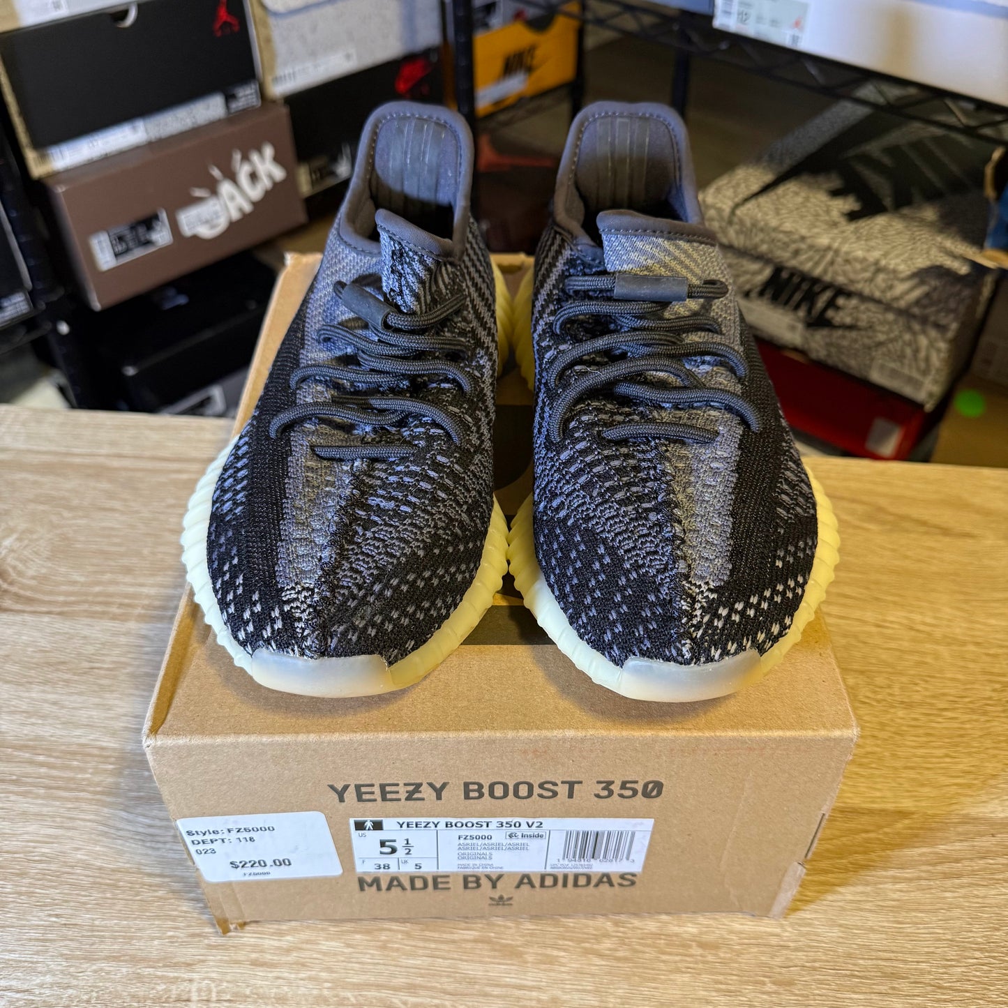 Size 5.5 - YZY 350 Carbon