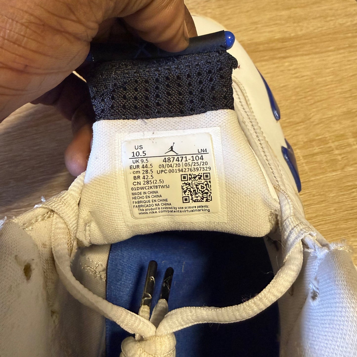 Size 10.5 – AJ 14 Hyper Royal