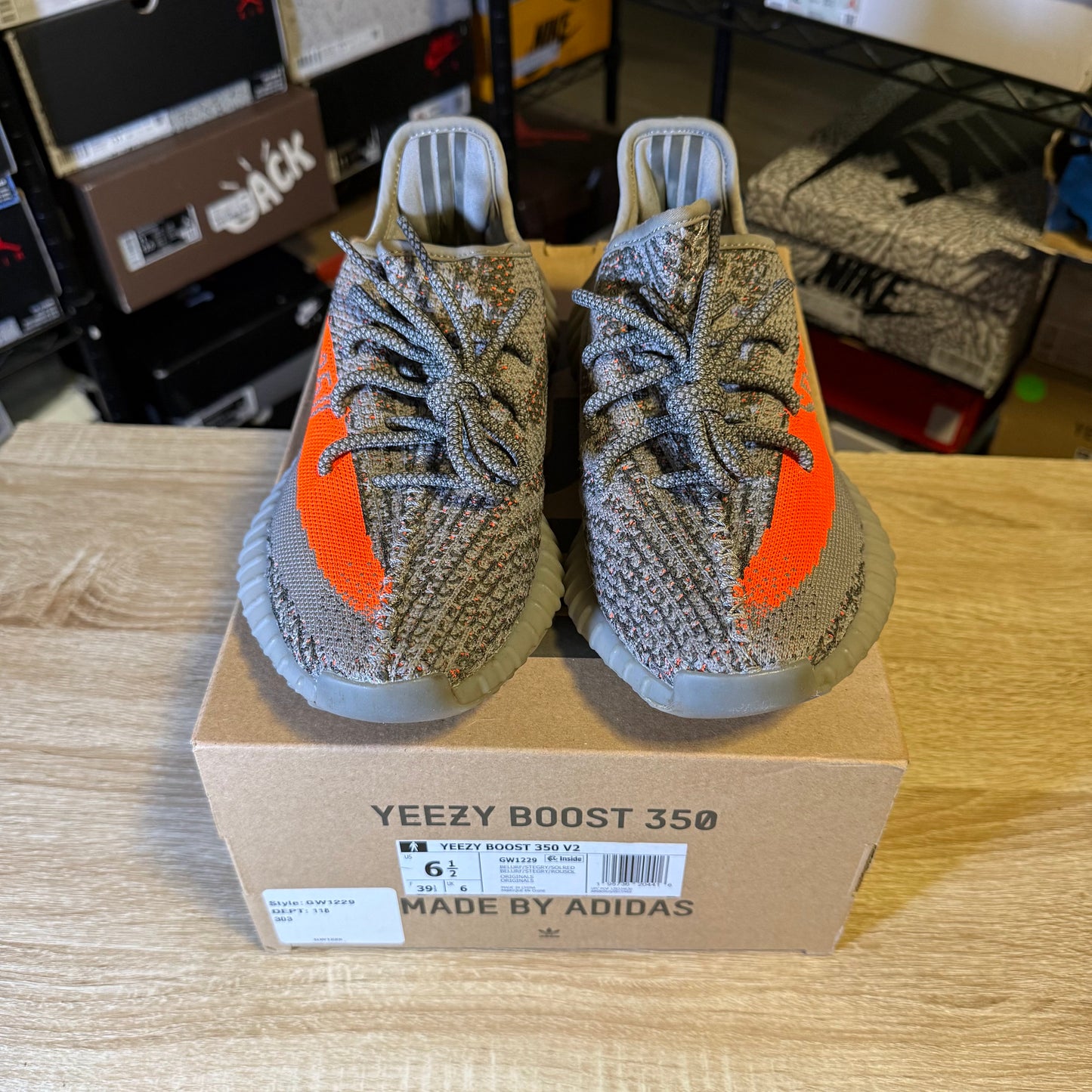 Size 6.5 – YZY 350 Beluga