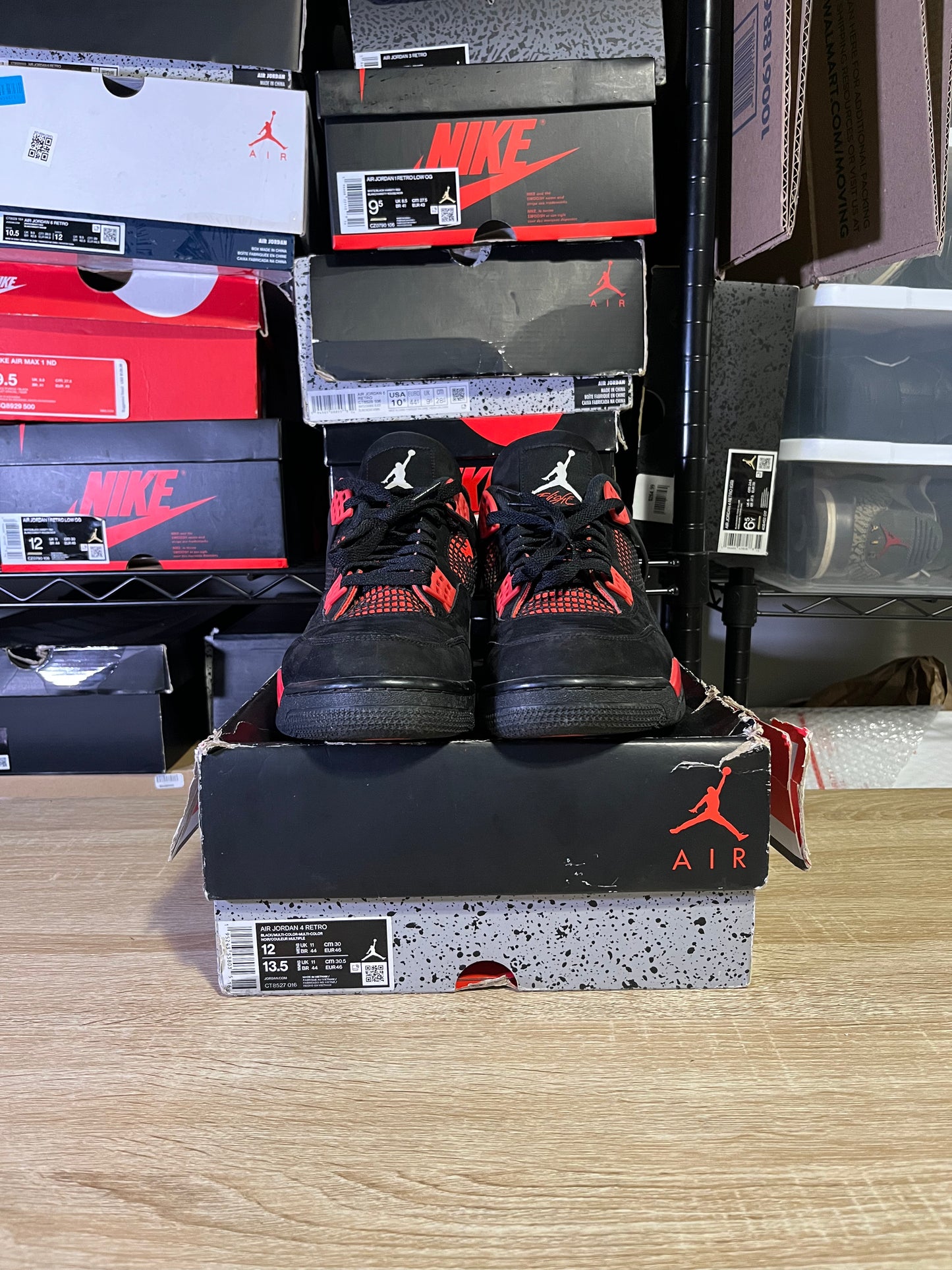 Size 12 – AJ 4 Red Thunder