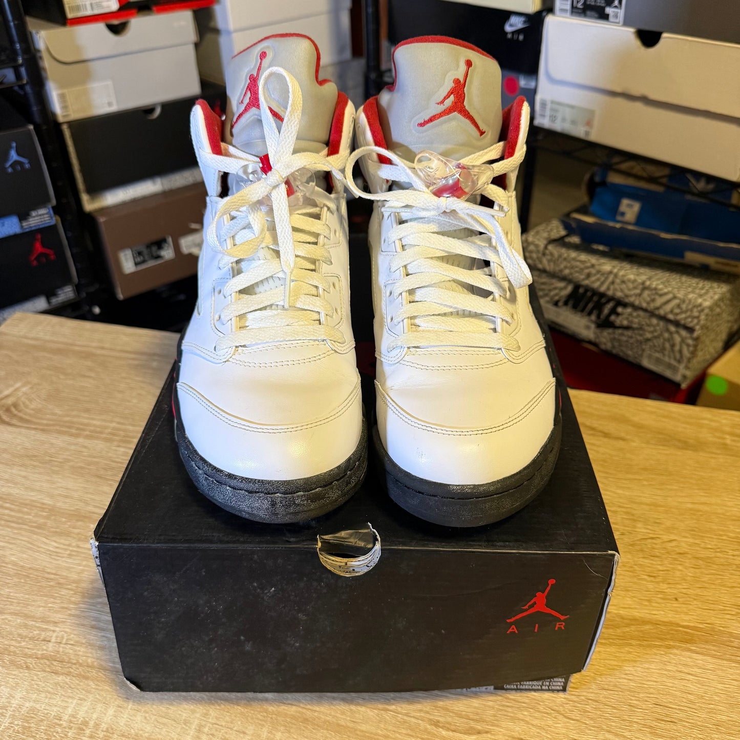 Size 10 – AJ 5 Fire Red