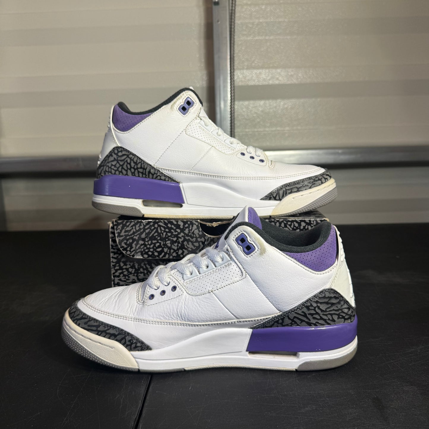 Size 9 - AJ 3 Dark Iris