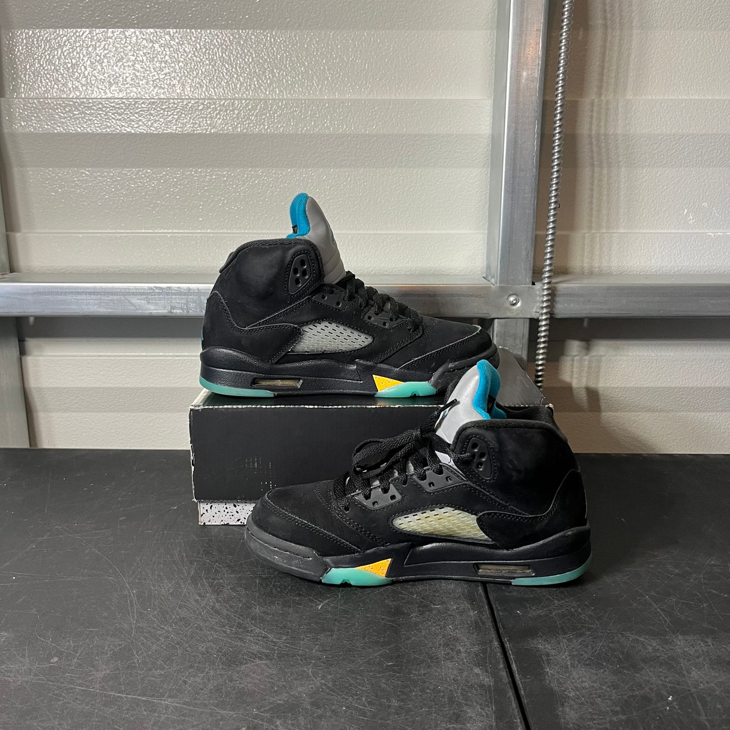 Size 6 - AJ 5 Aqua