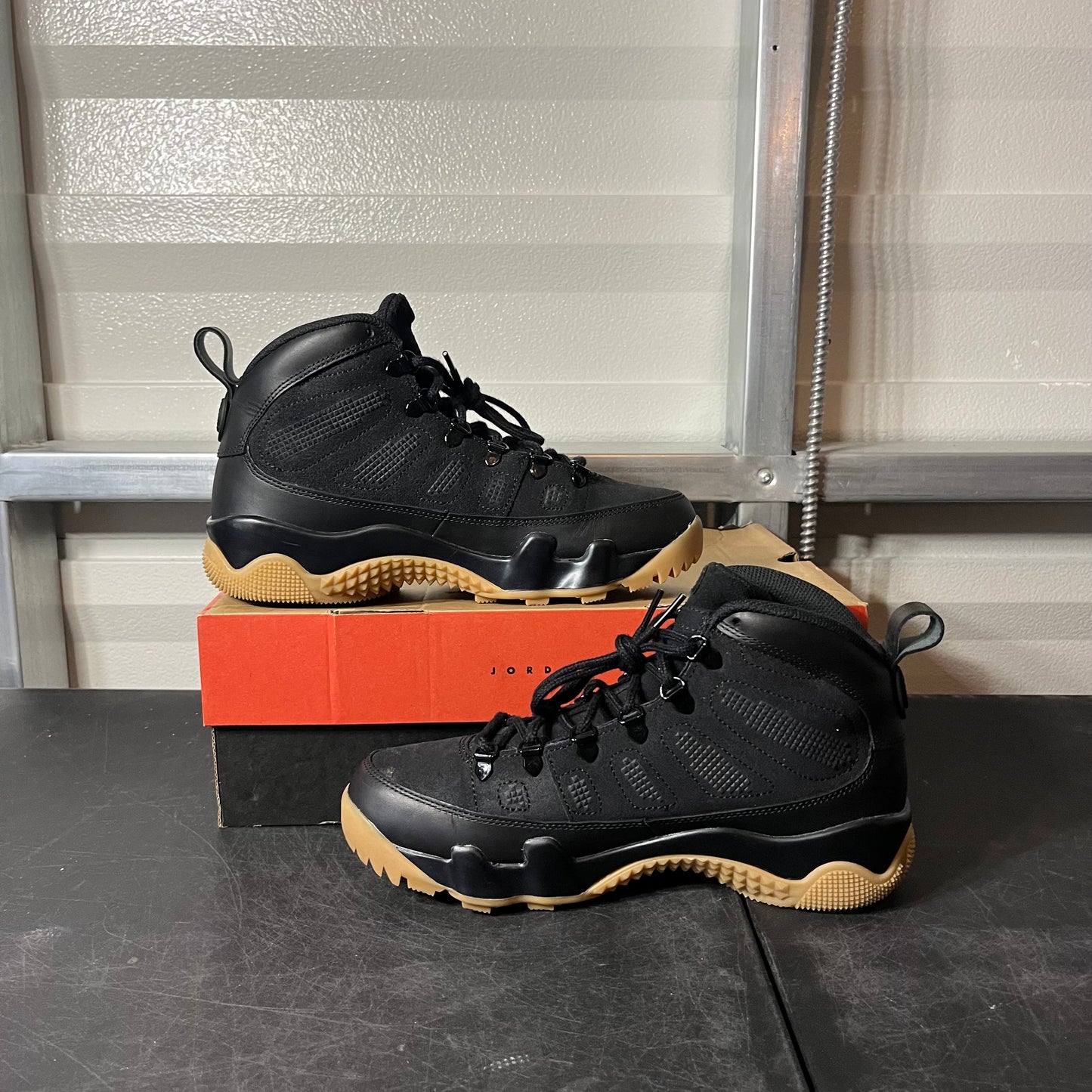Size 8.5 - AJ 9 Boot Black Gum