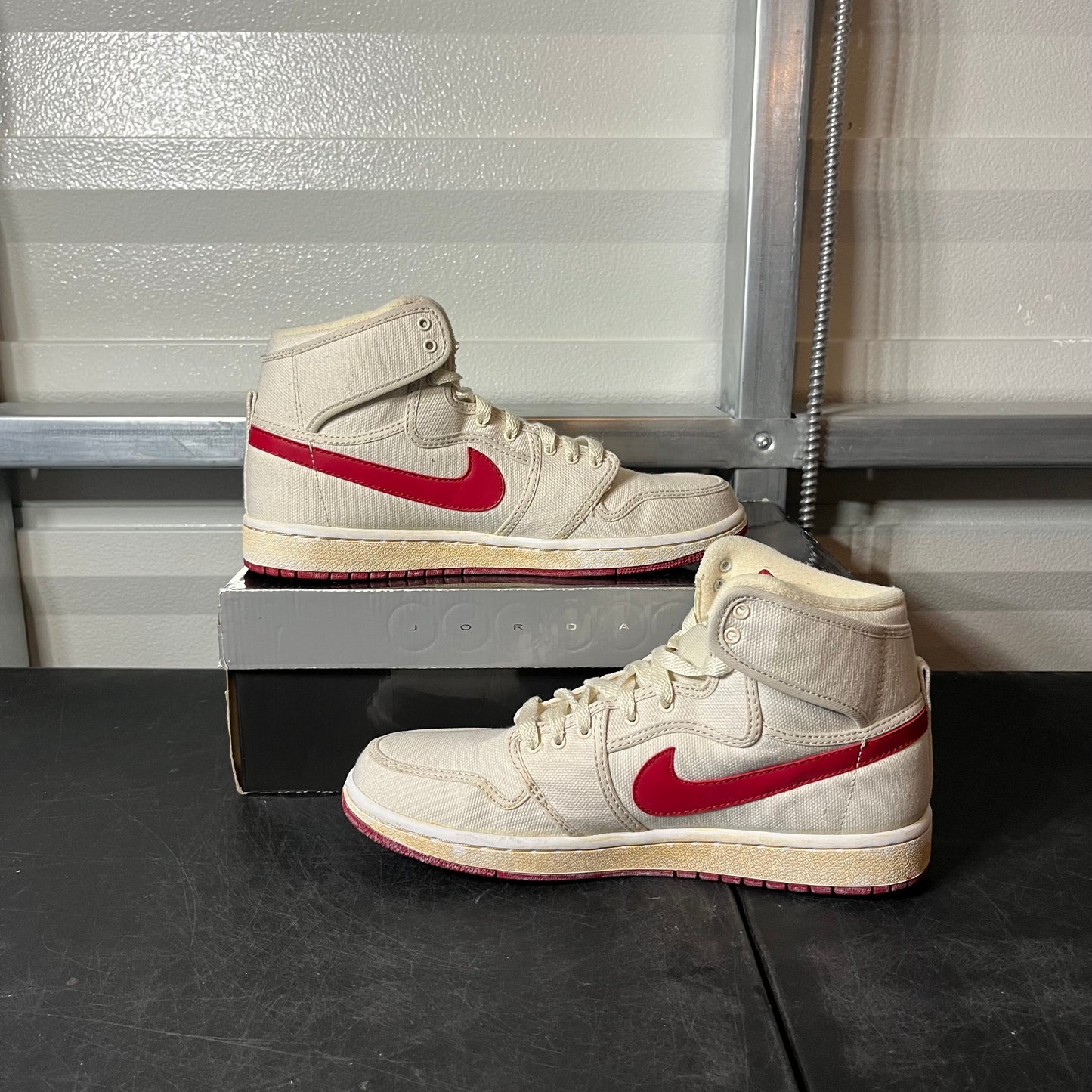 Size 9 - AJ 1 Ajko White Red
