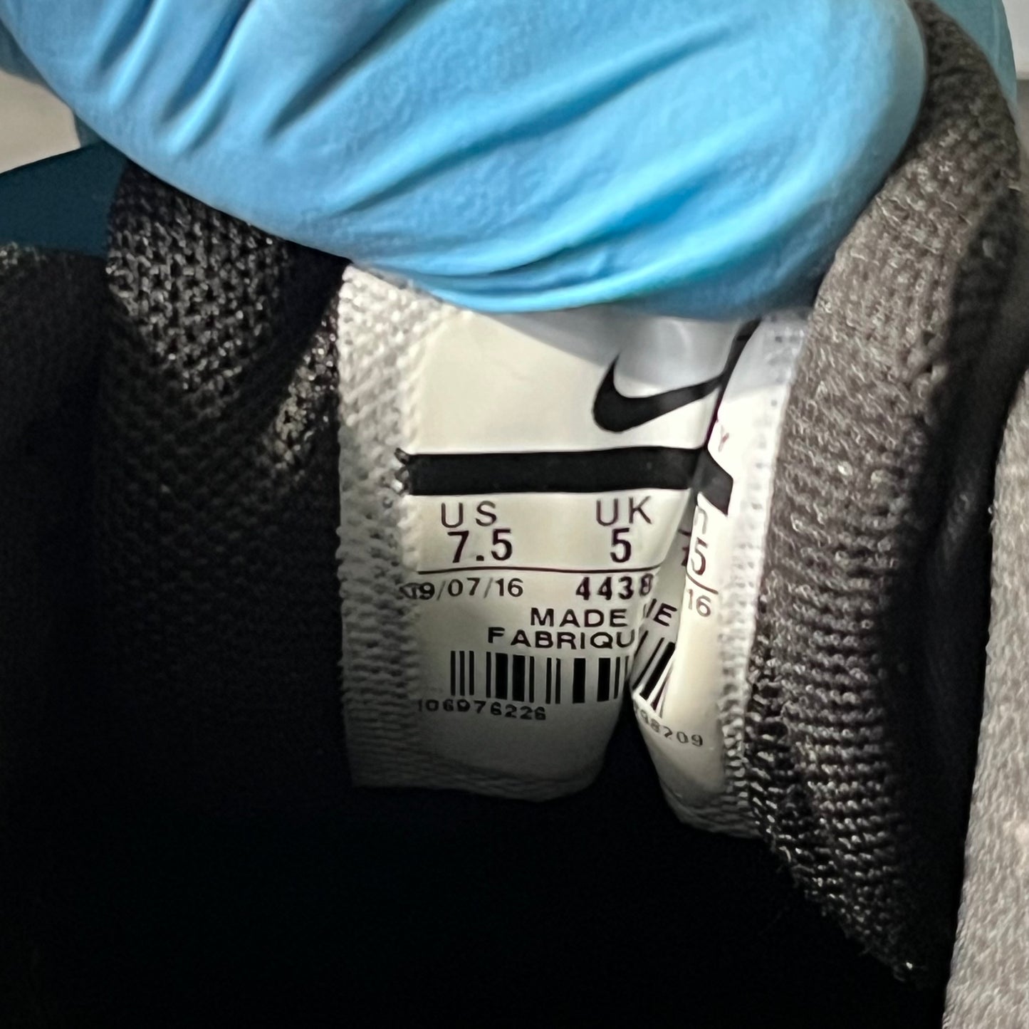 Size 7.5 - Air Max 90 Black Reptile
